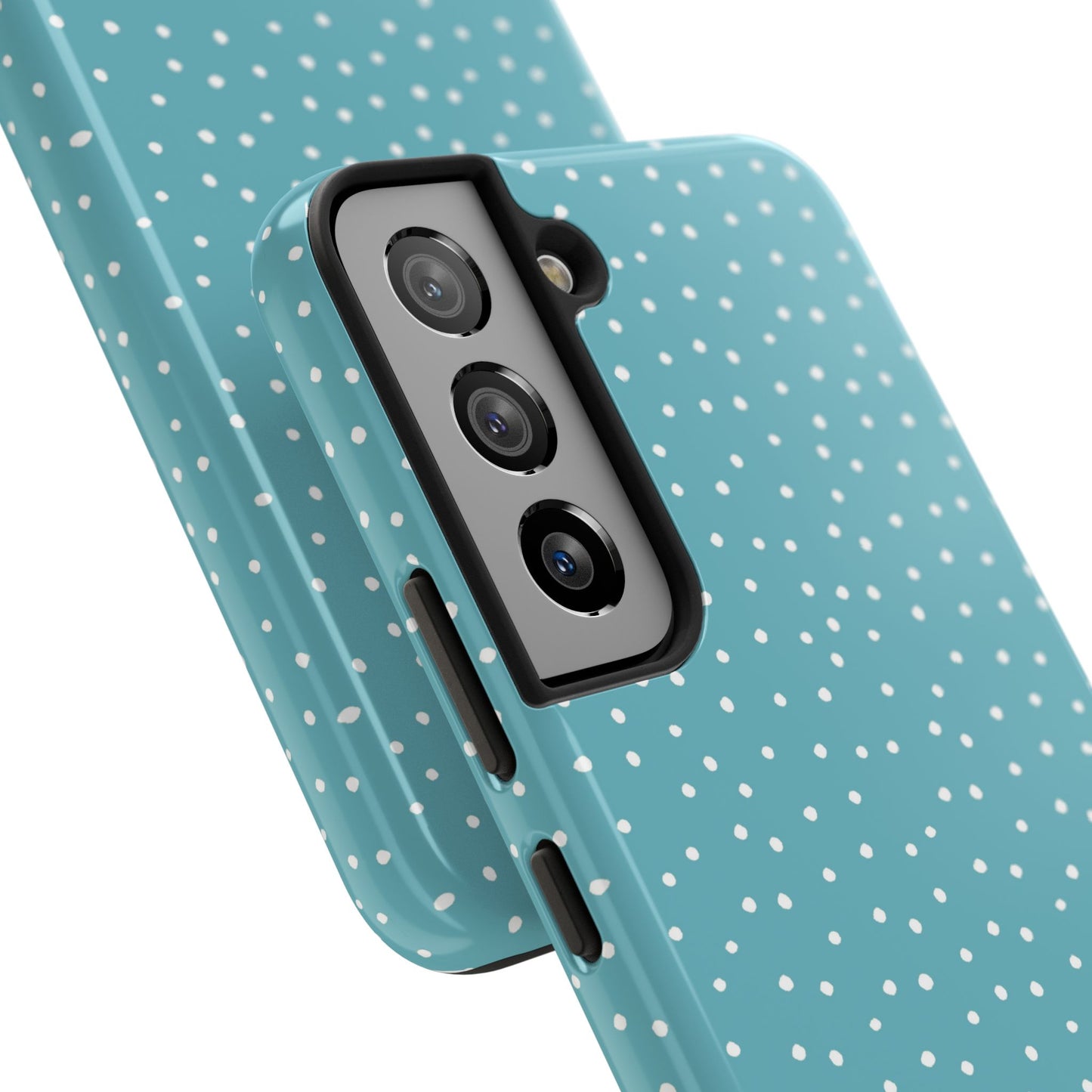 Dinky Dots Turquoise / White Phone Case