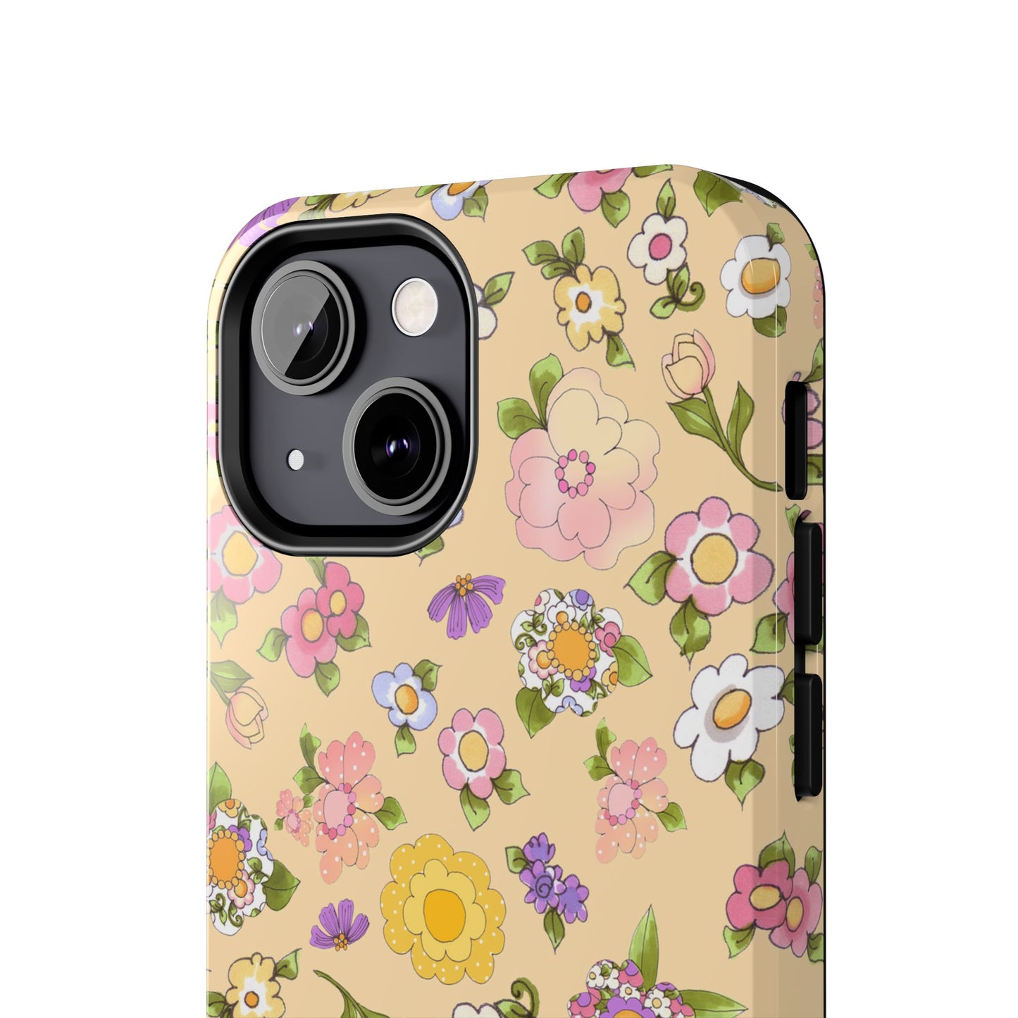 Flowery Yellow Phone Case