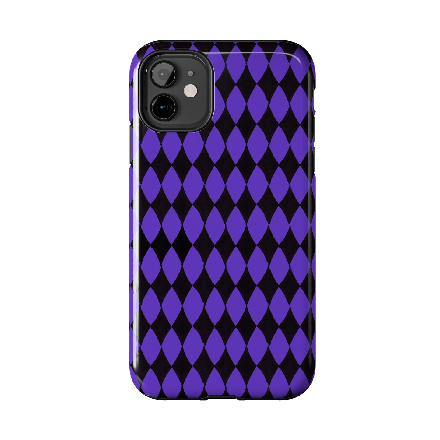 Diamond Purple / Black Phone Case