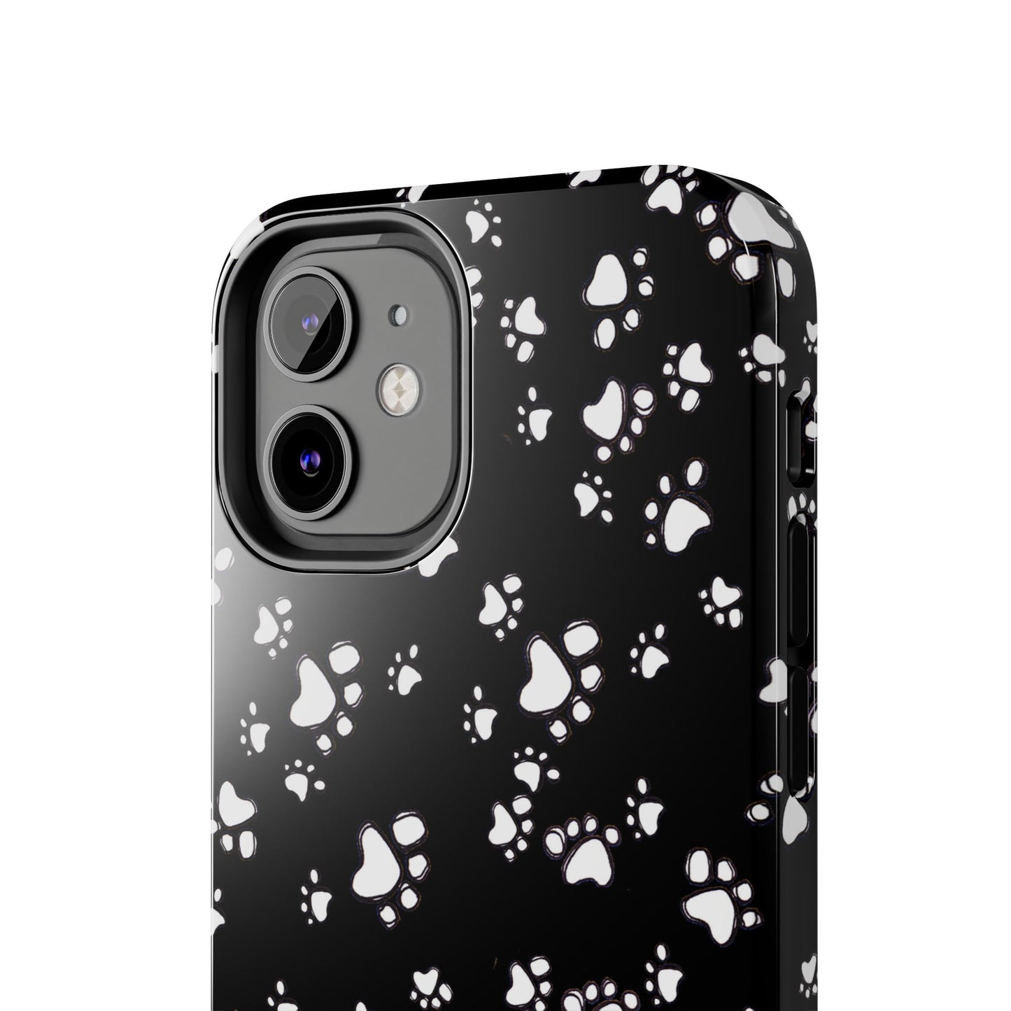 Paw Flakes Black Phone Case
