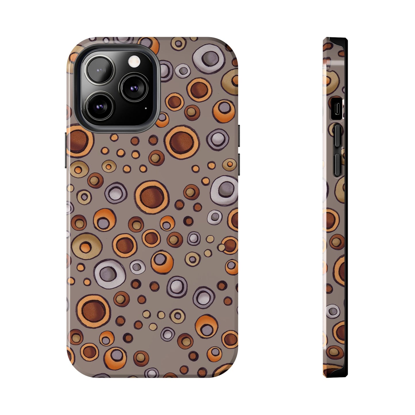 Doggy Dots Gray Phone Case