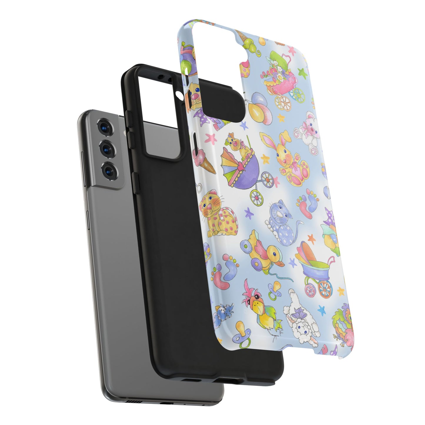 Busy Baby Blue Sky Phone Case