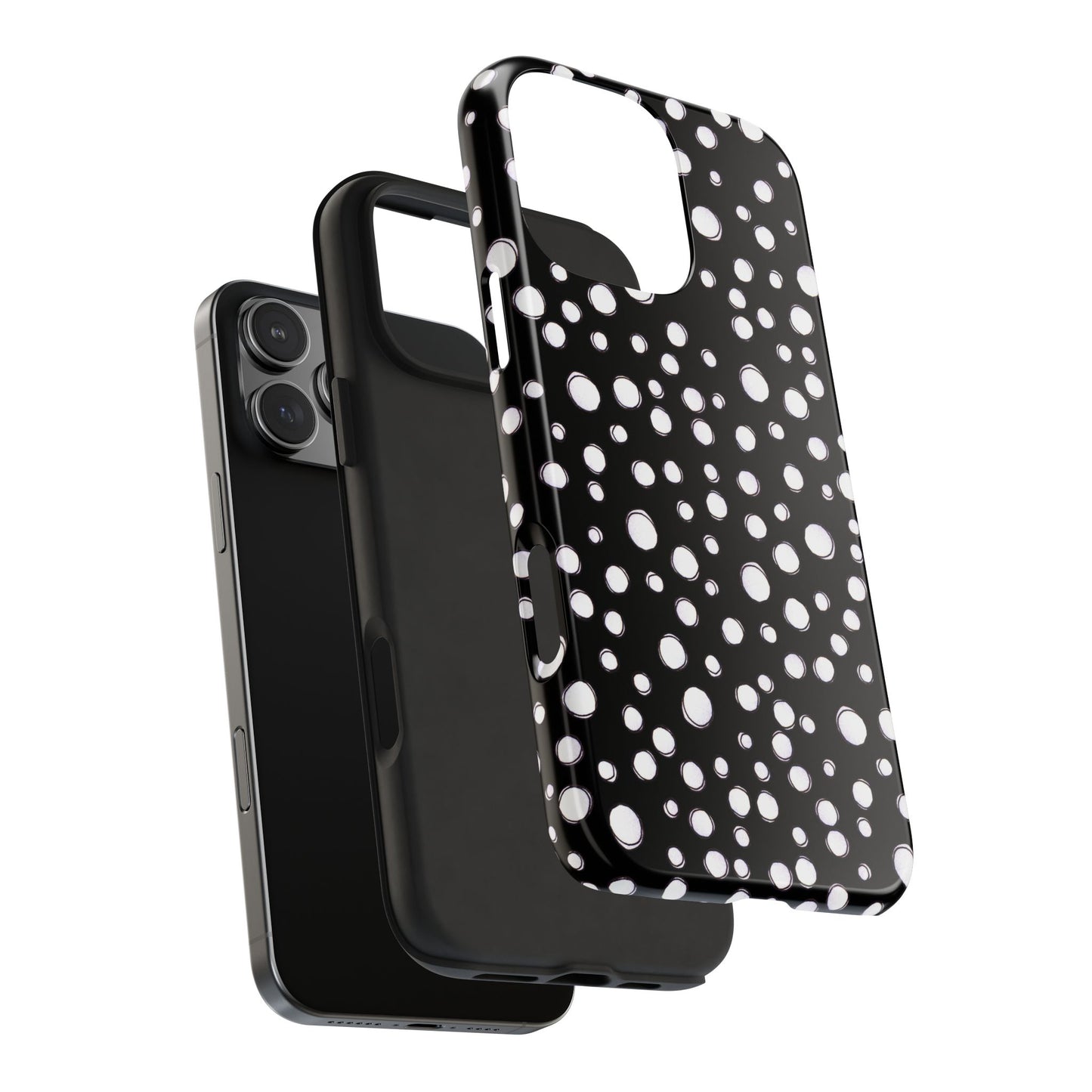 Pot Dots Black Phone Case