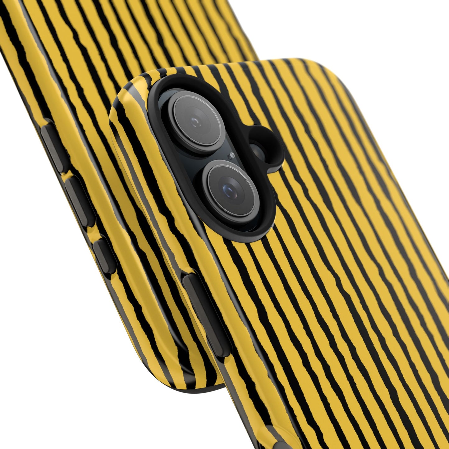 Sorta Stripe Yellow / Black Phone Case