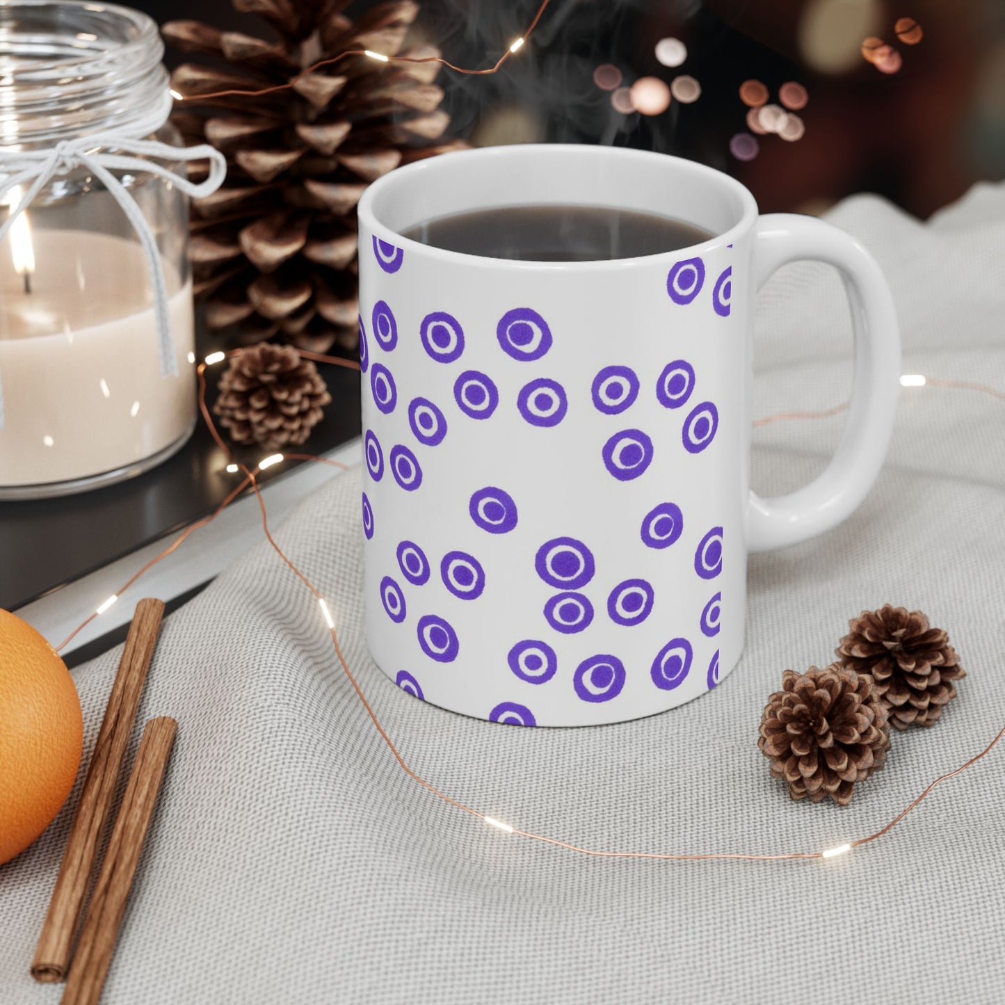 Dots Blue Cup