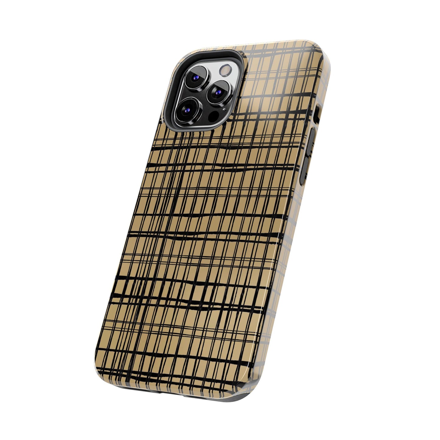 Doggie Fence Tan Phone Case