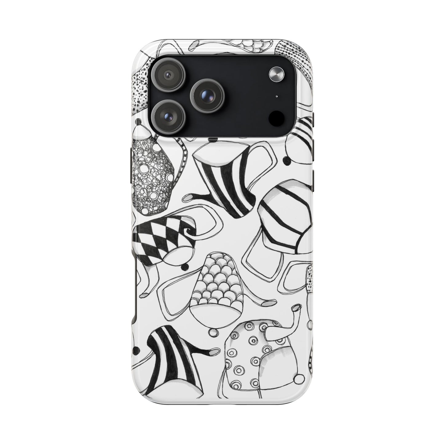 Coffee, Tea Anyone? White Phone Case