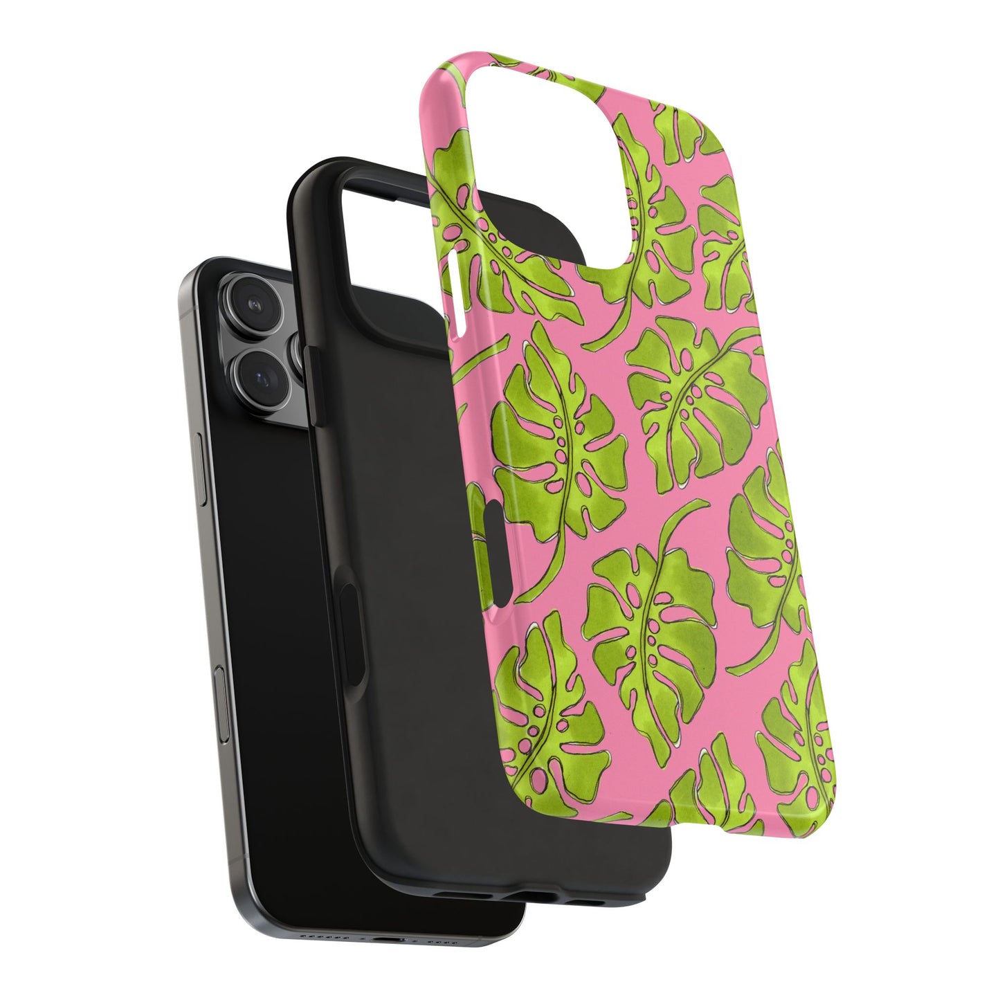 Big Leaf Pink Phone Case