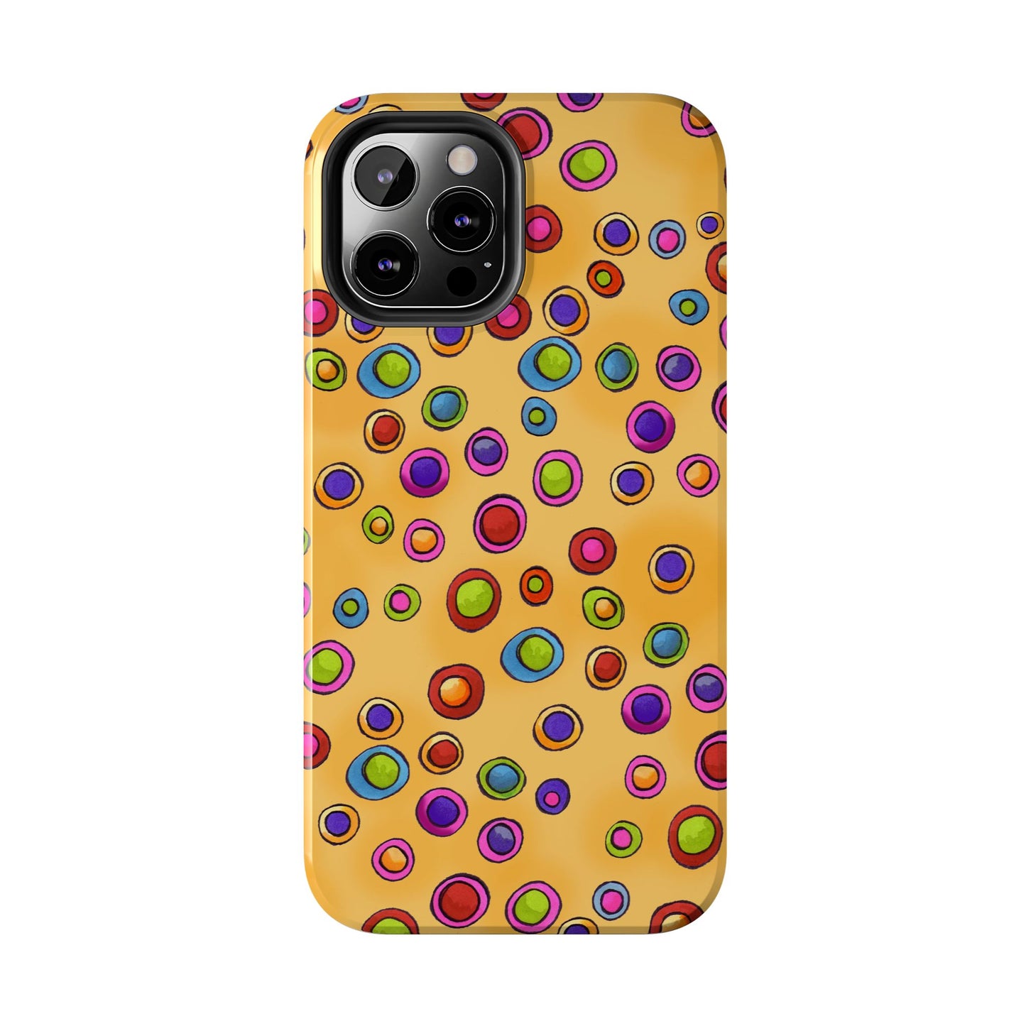 Dopey Dots Yellow Phone Case