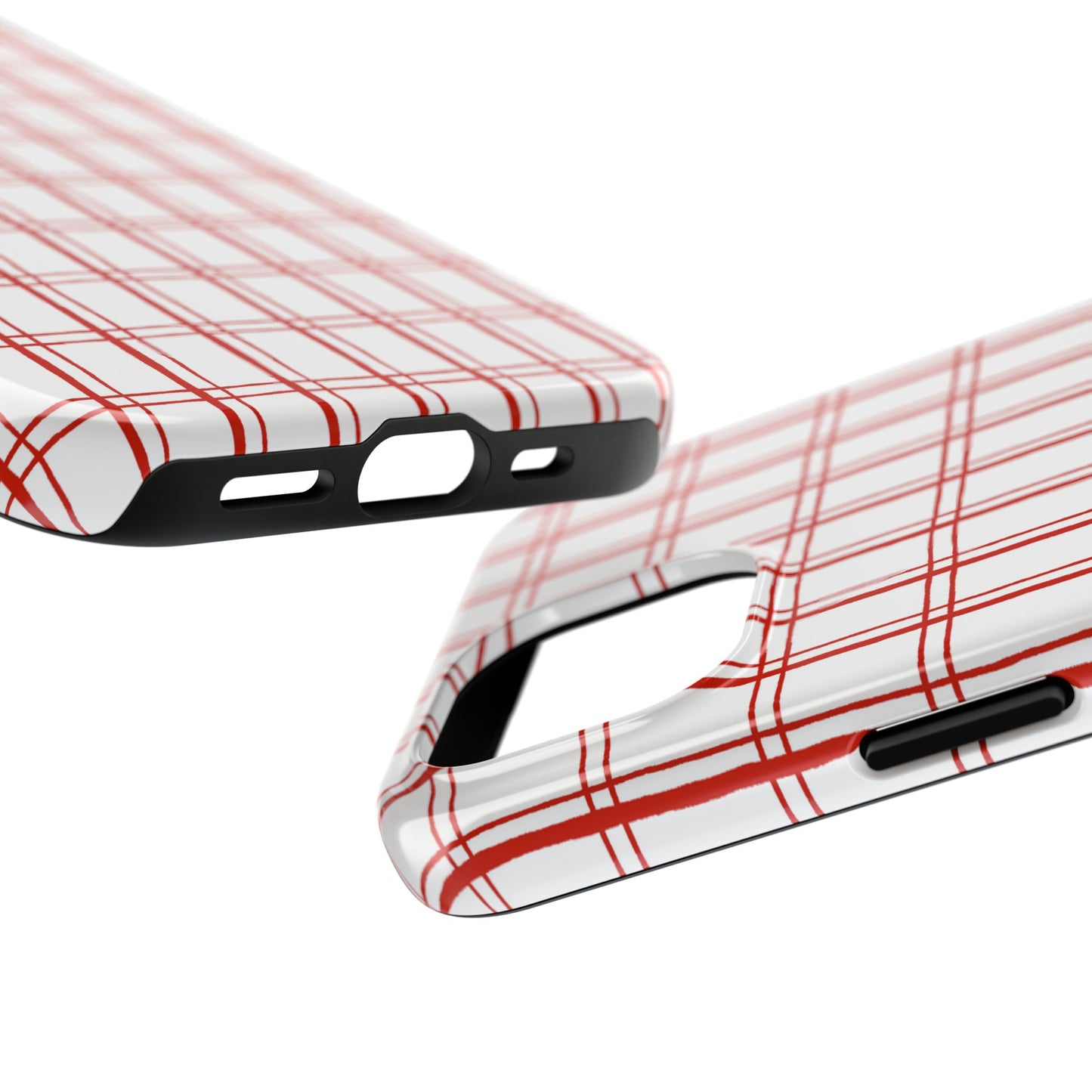 Kitchen Plaid White / Red Phone Case