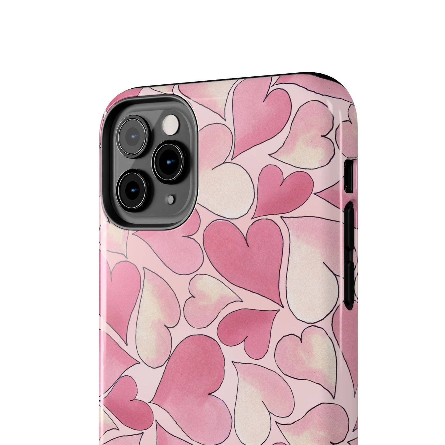 Hearts Pink Sky Phone Case