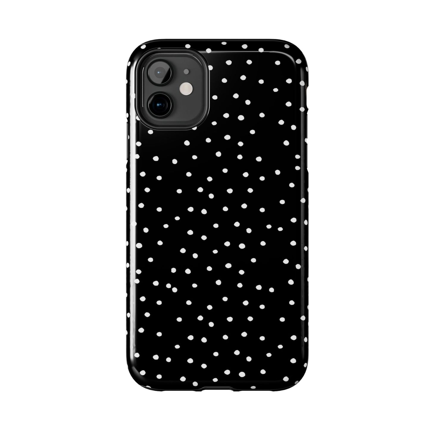 Dinky Dots Black / White Phone Case
