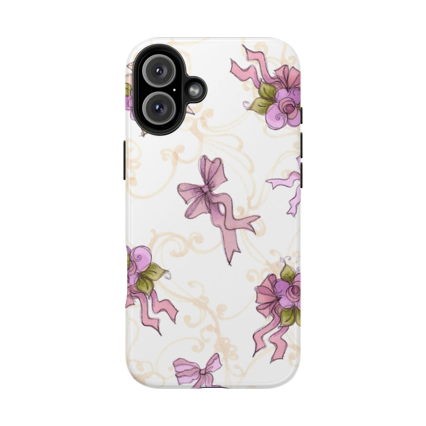 Flower Model Bow Flowers Phone Case