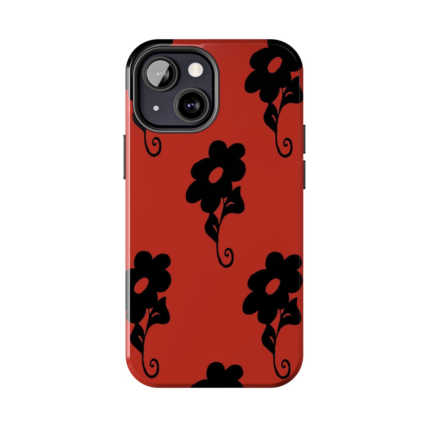 Daring Daisy Red Phone Case