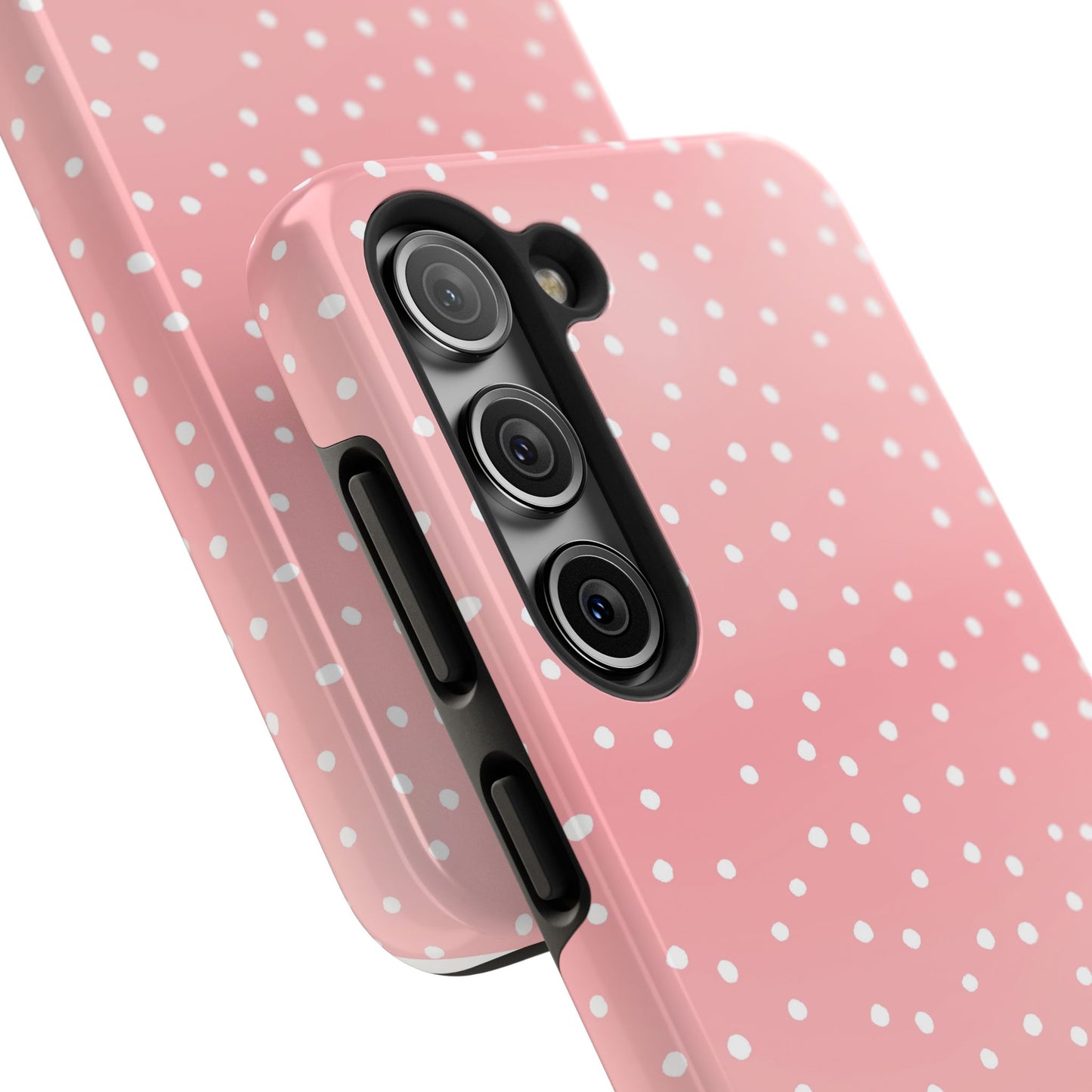 Dinky Dots Coral / White Phone Case