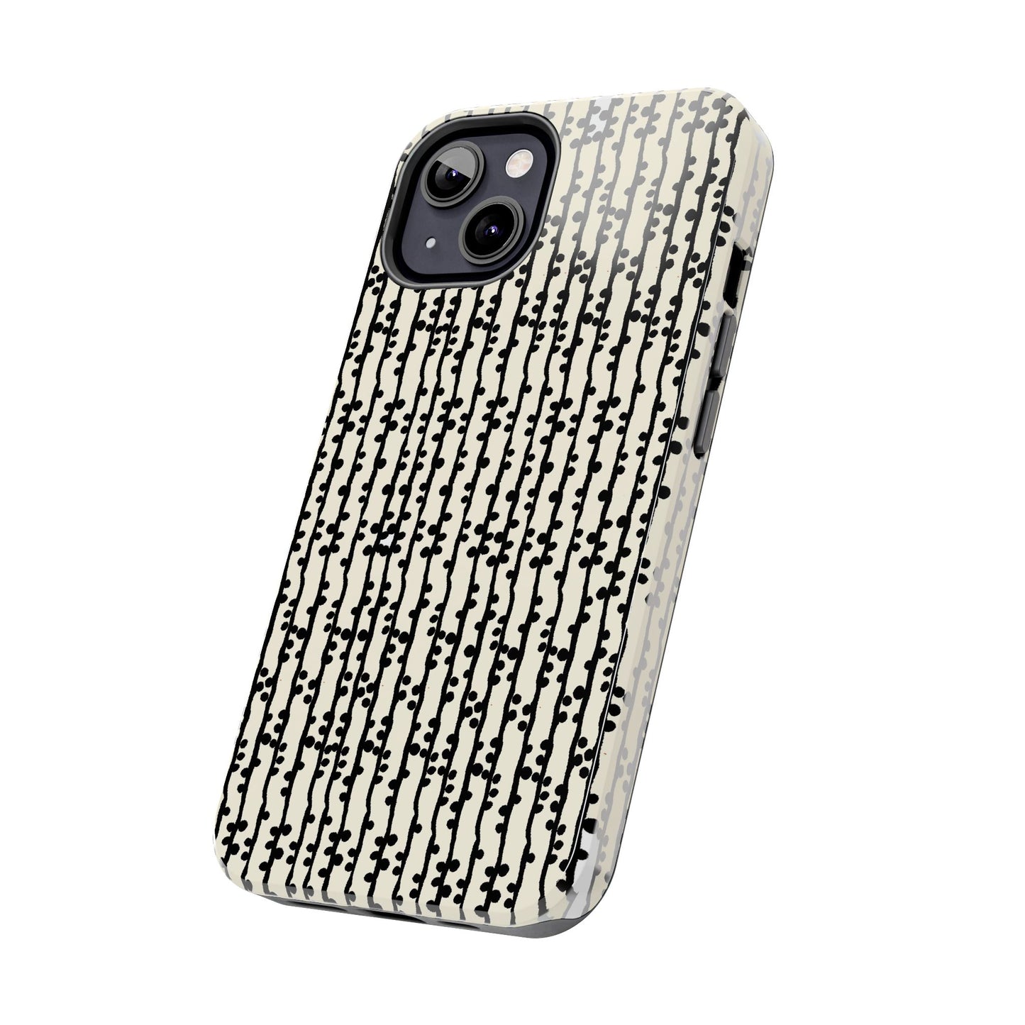 Loopy Stripe Bone Phone Case