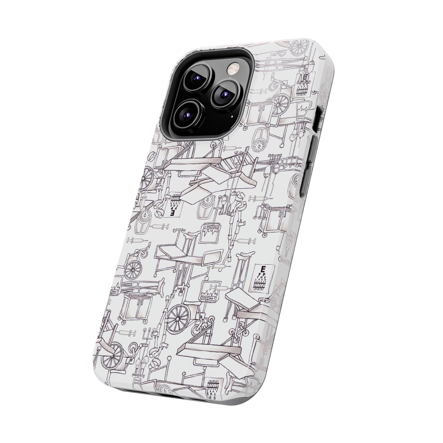 Essentials White / White Phone Case