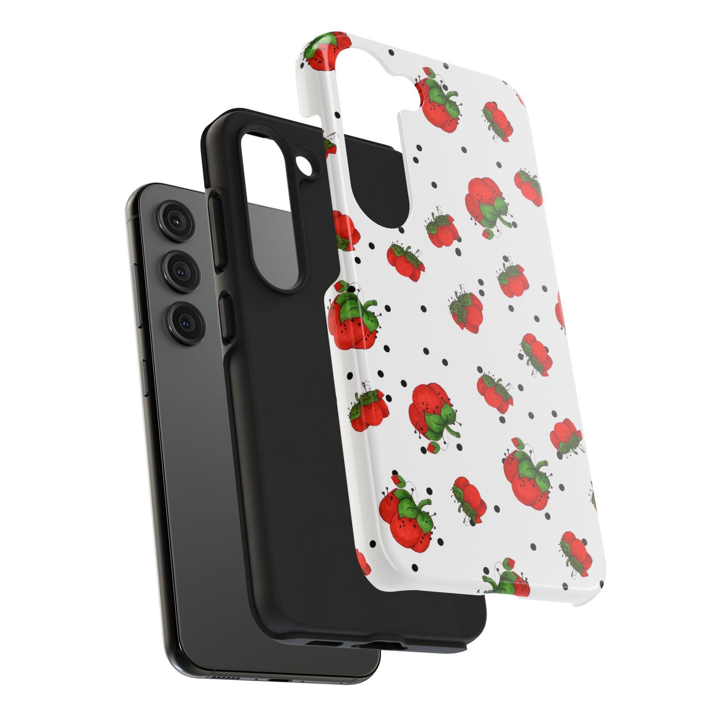 Pin Dots White Phone Case