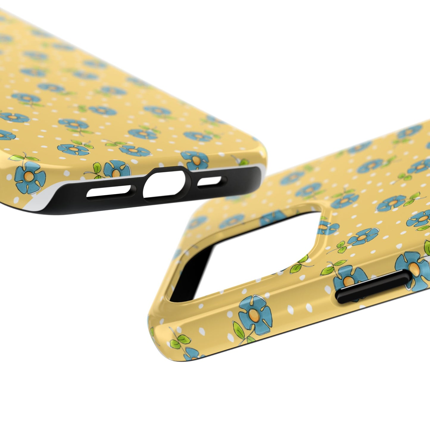 Daisy Dots Yellow Phone Case