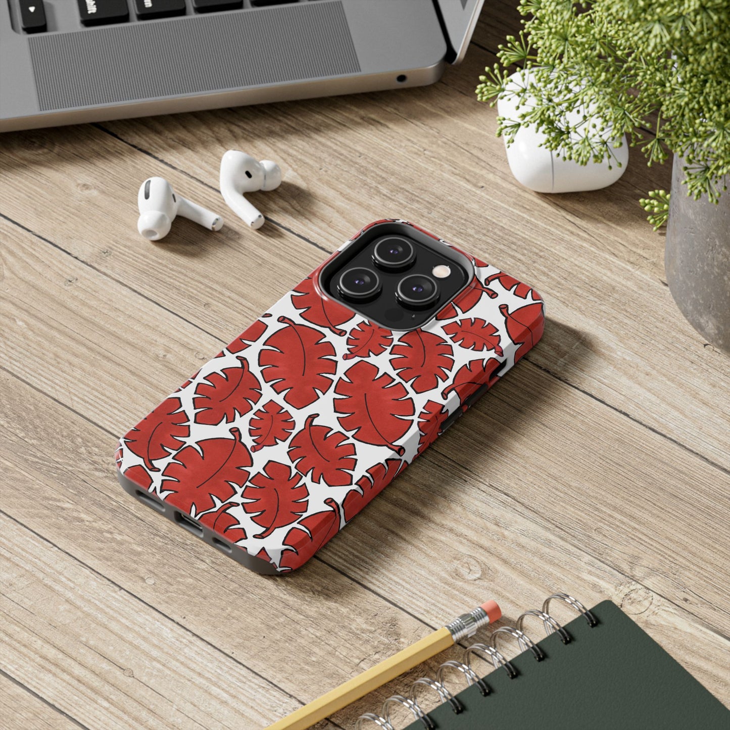 Red Bananas White Phone Case