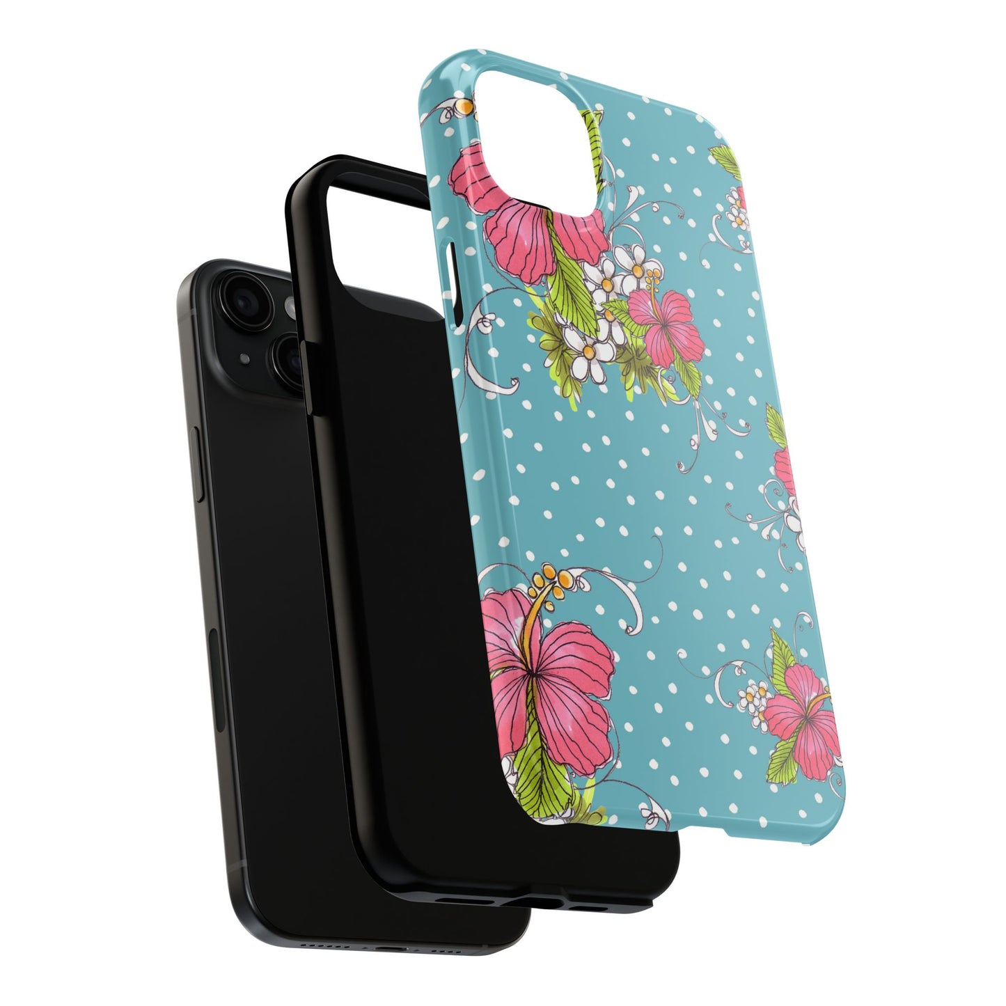 Lady Luau Turquoise Phone Case