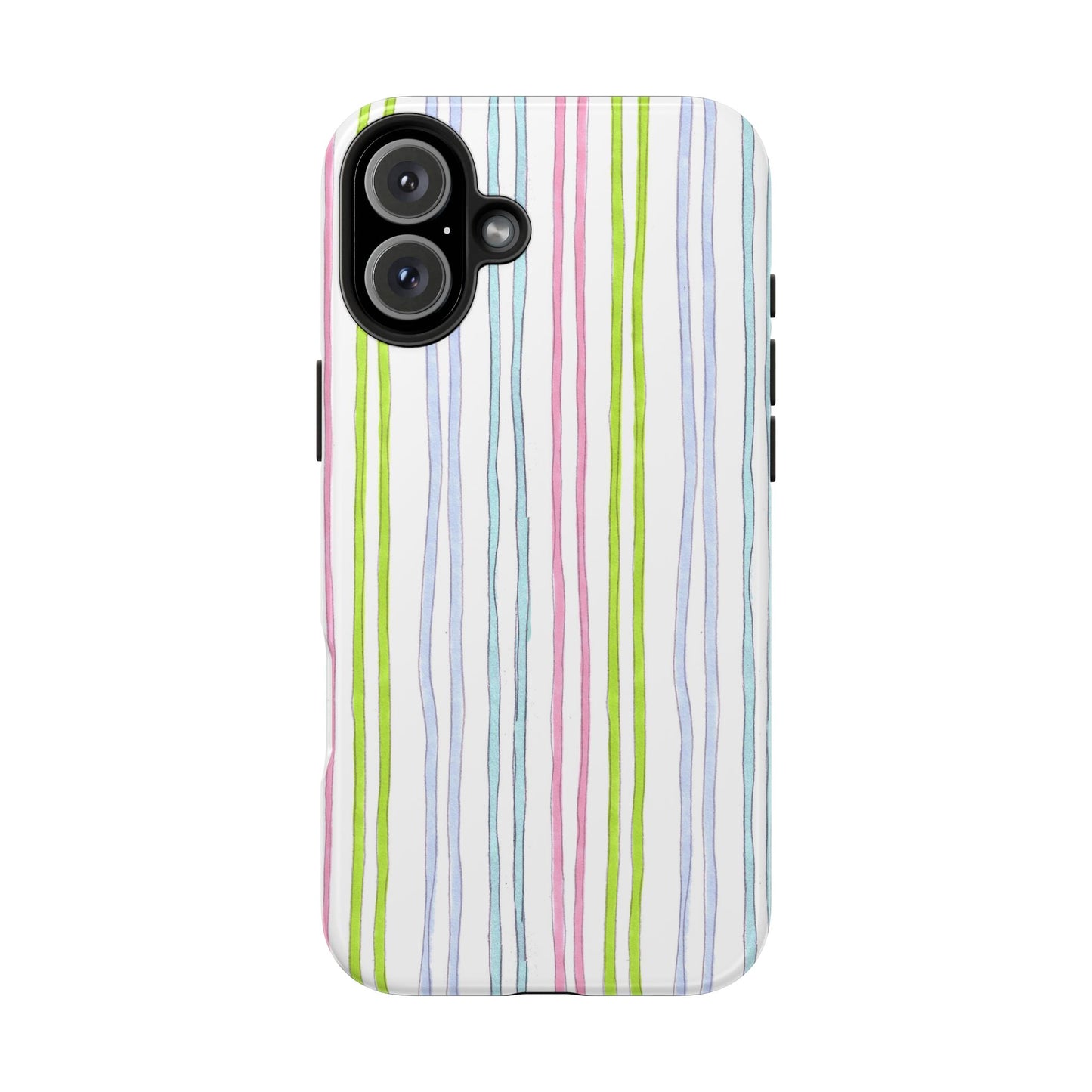 Belle Stripe White Phone Case