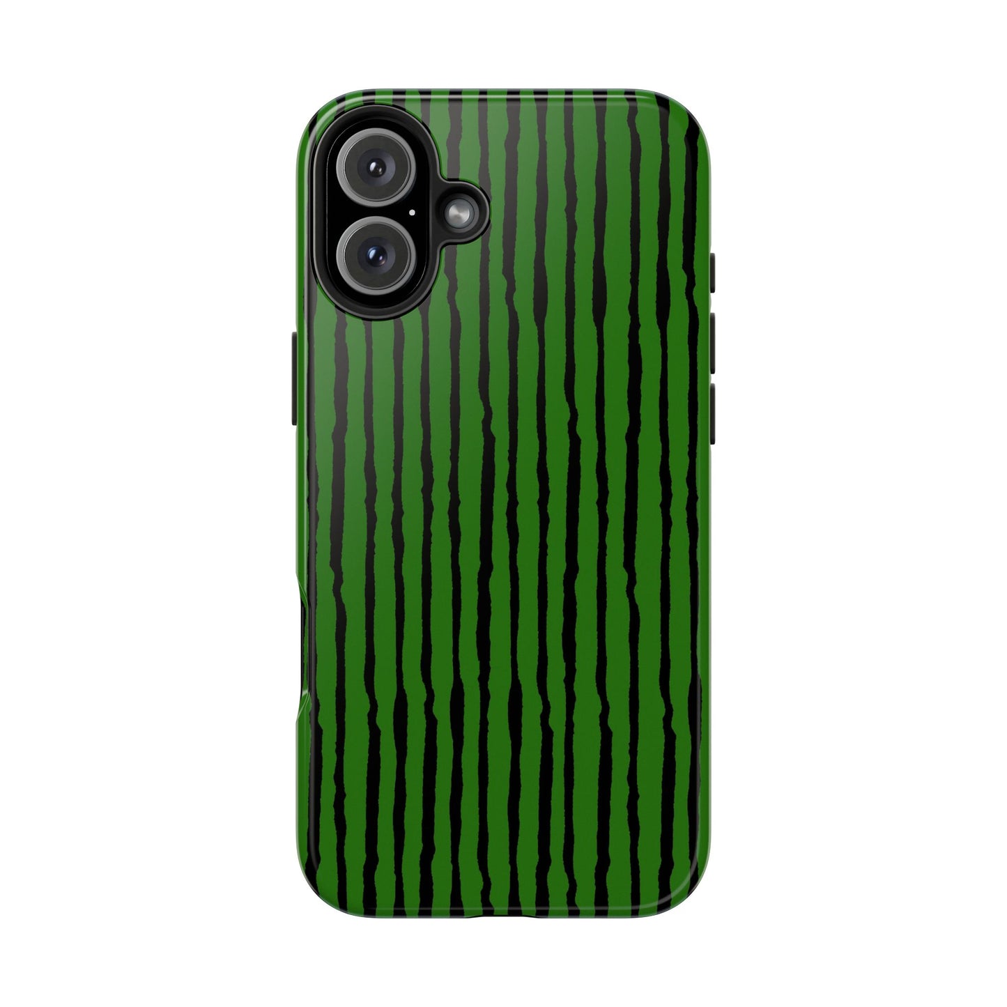 Sorta Stripe Green / Black Phone Case