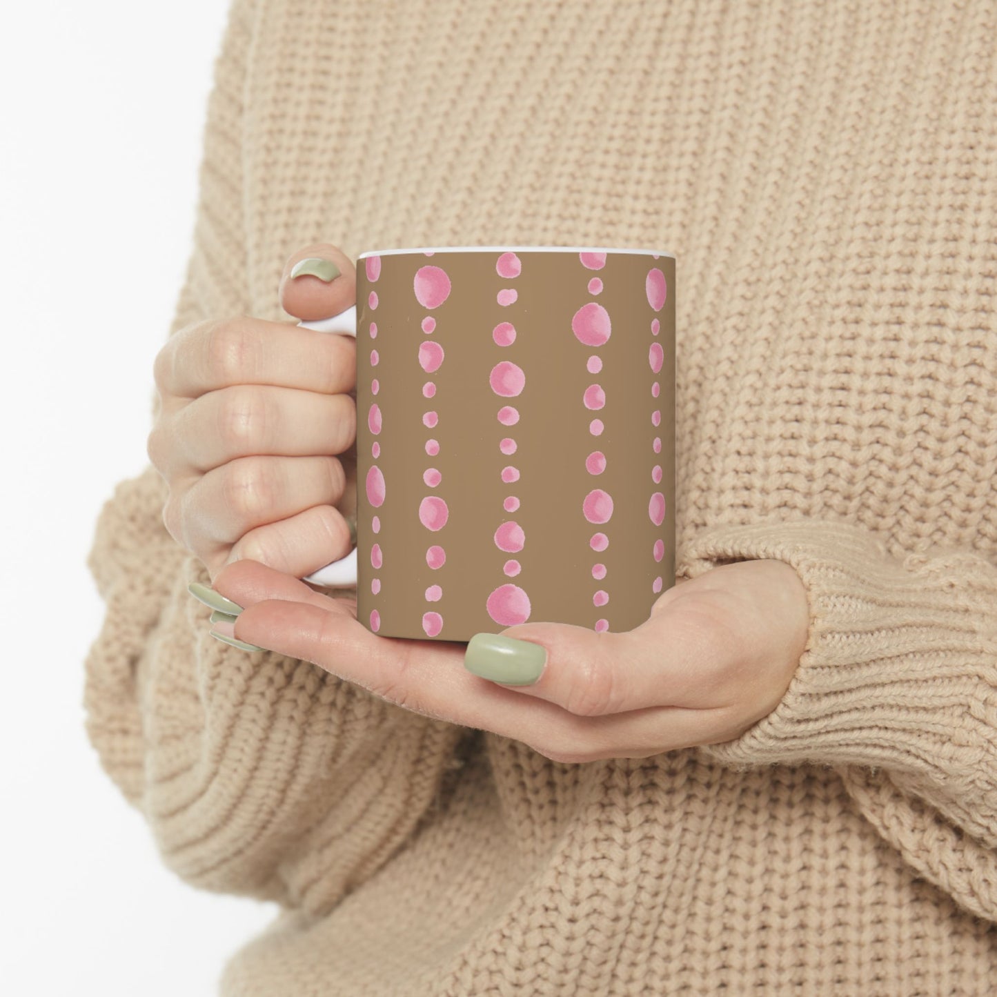 Beaded Curtain Malt / Pink Cup