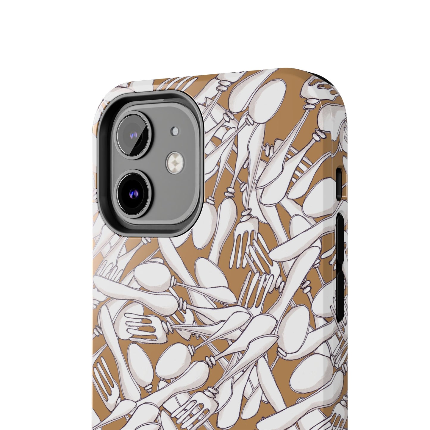 Silverware Wars Brown Phone Case