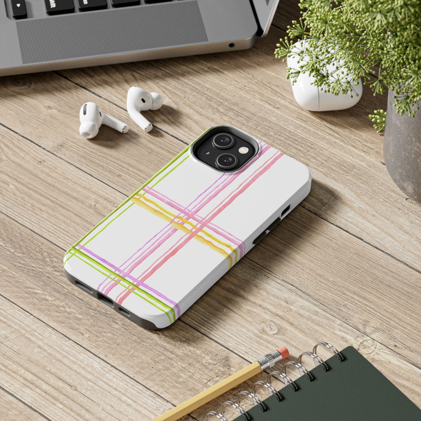Cupcake Plaid Phone Case