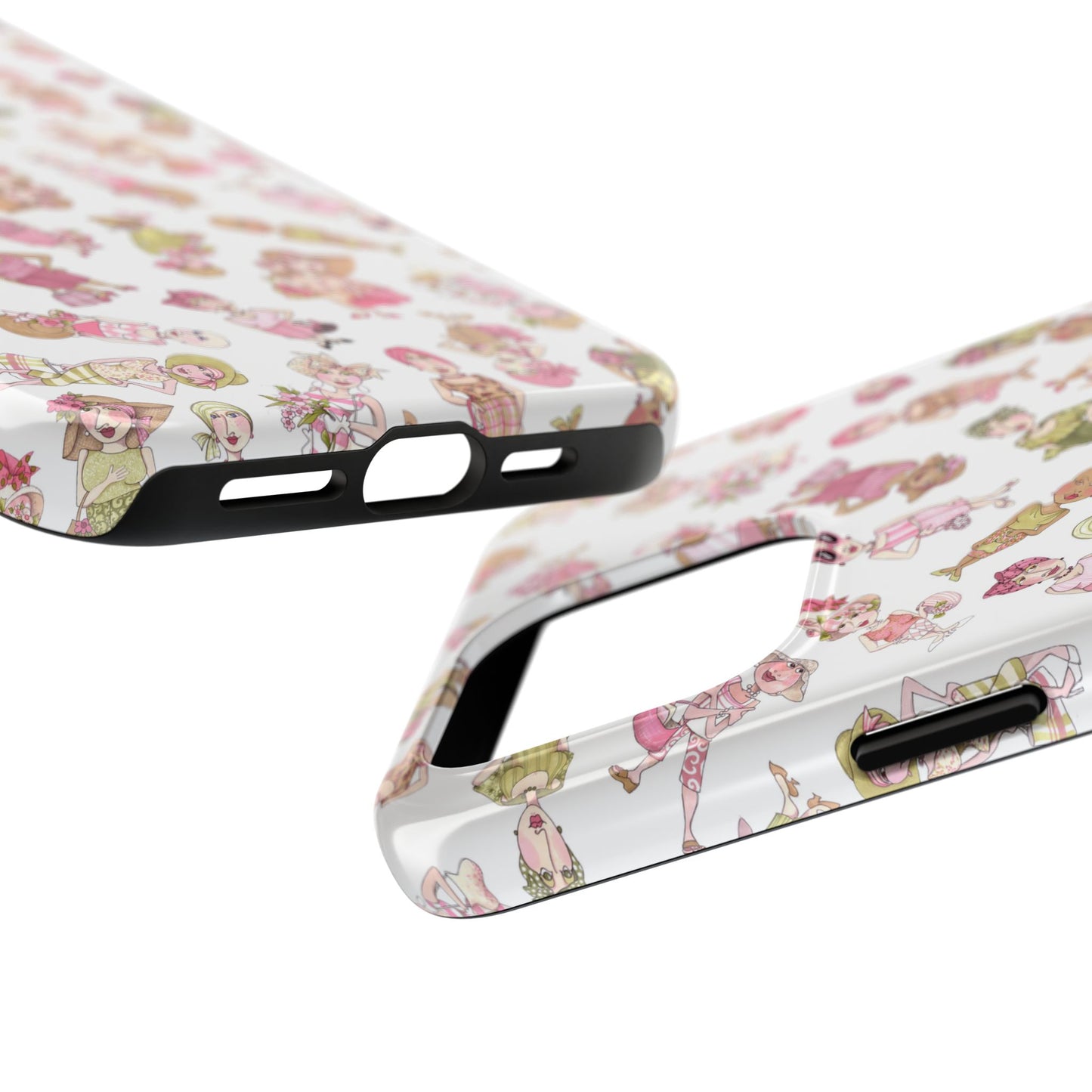 Tossed Ladies White Phone Case