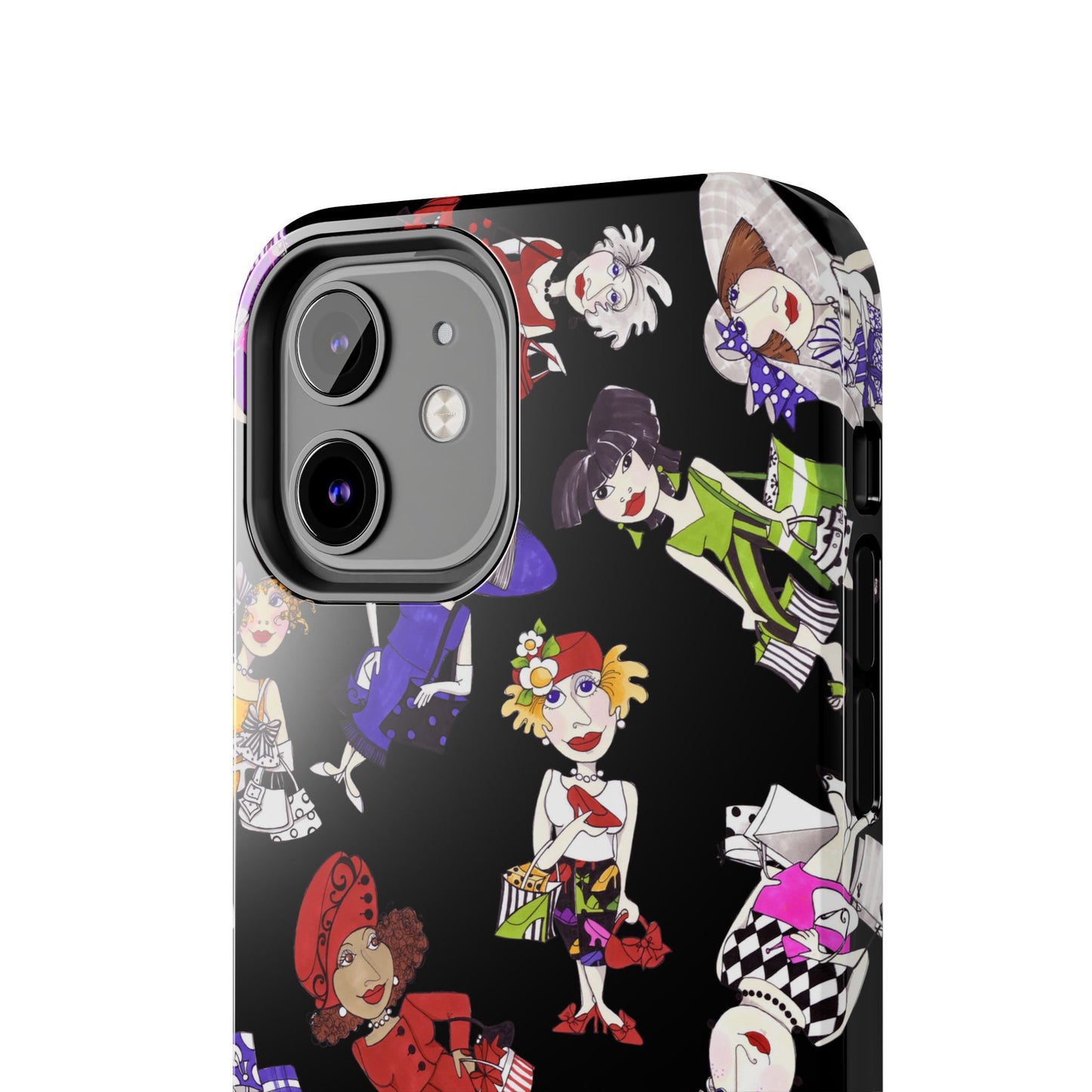 Gone Shopping Tossed Black Phone Case