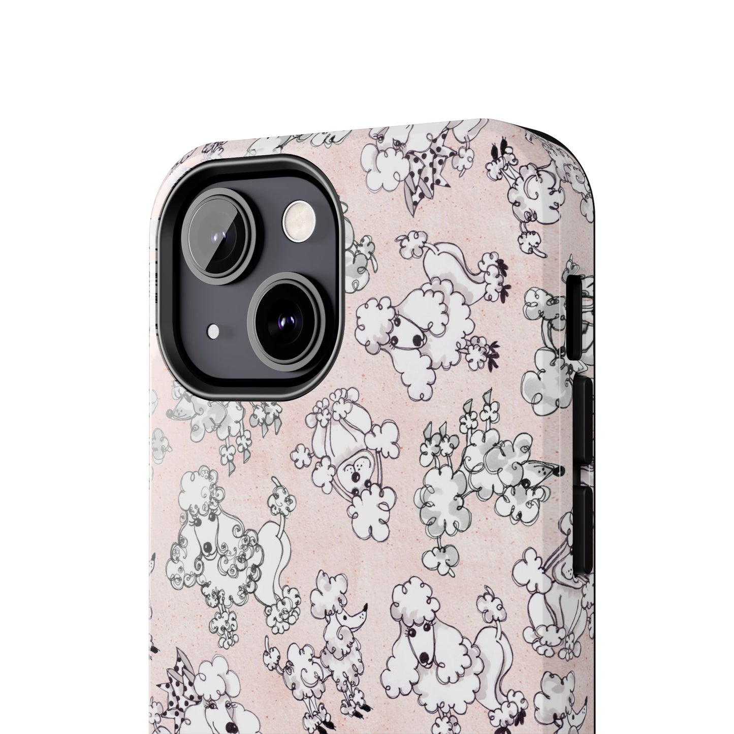 Paris Poodles Pink Phone Case