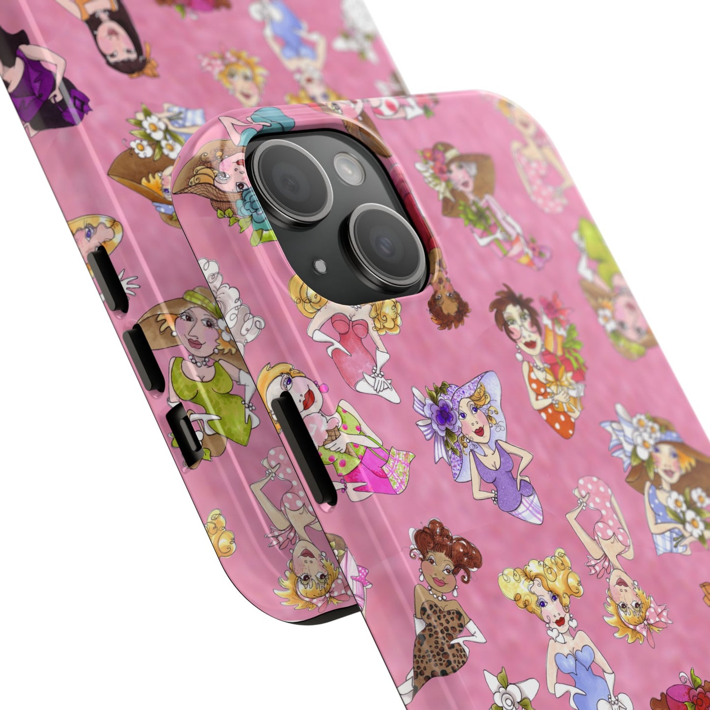 Fast Women Tossed Pink Phone Case