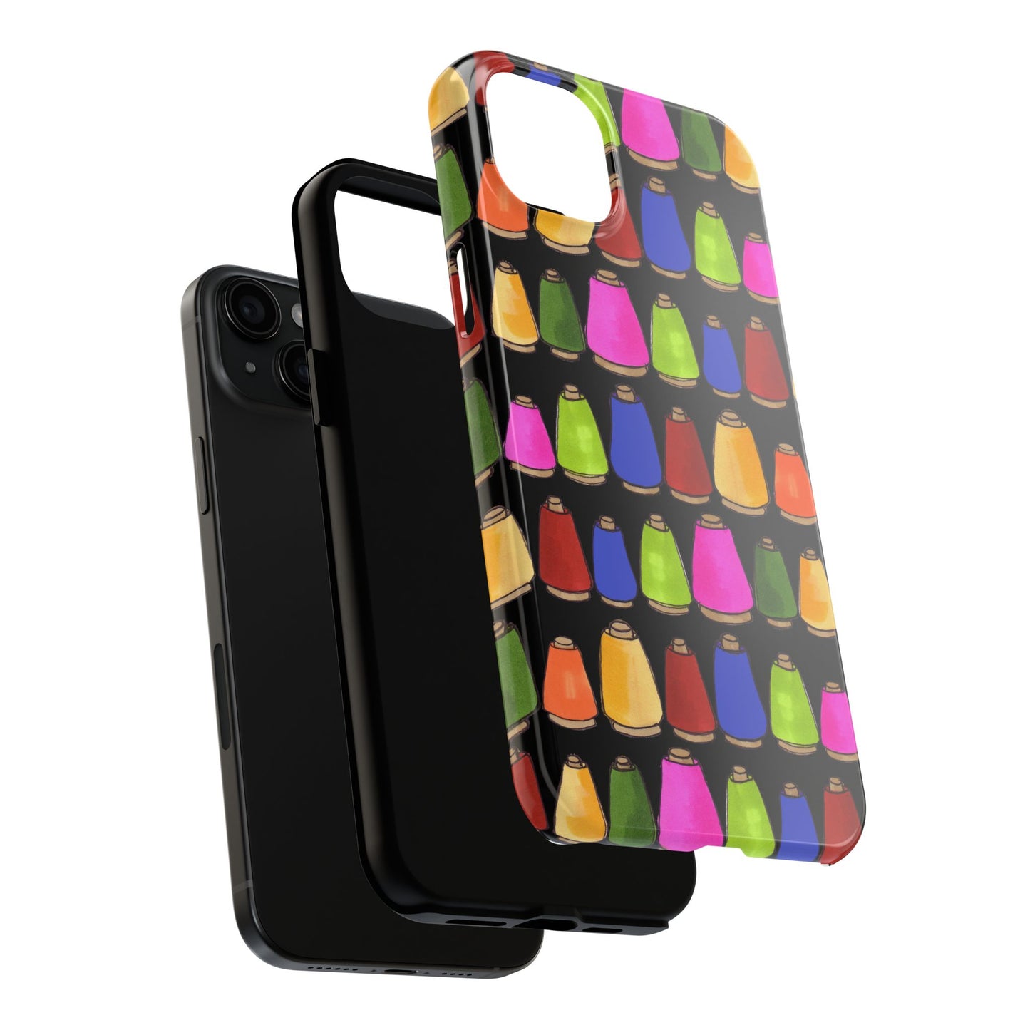Coneiferous Black / Multi Phone Case