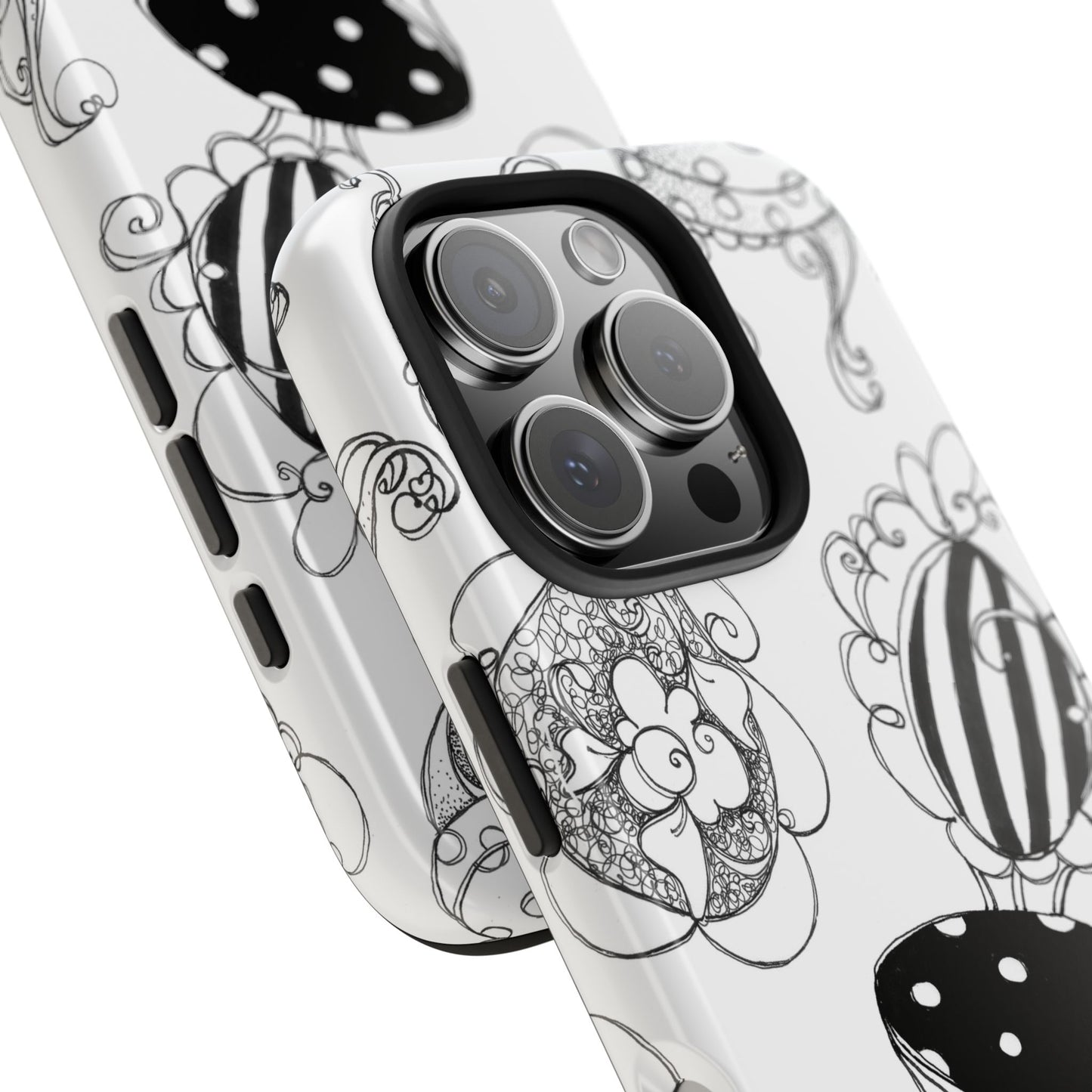 Bistro Chairs White Phone Case