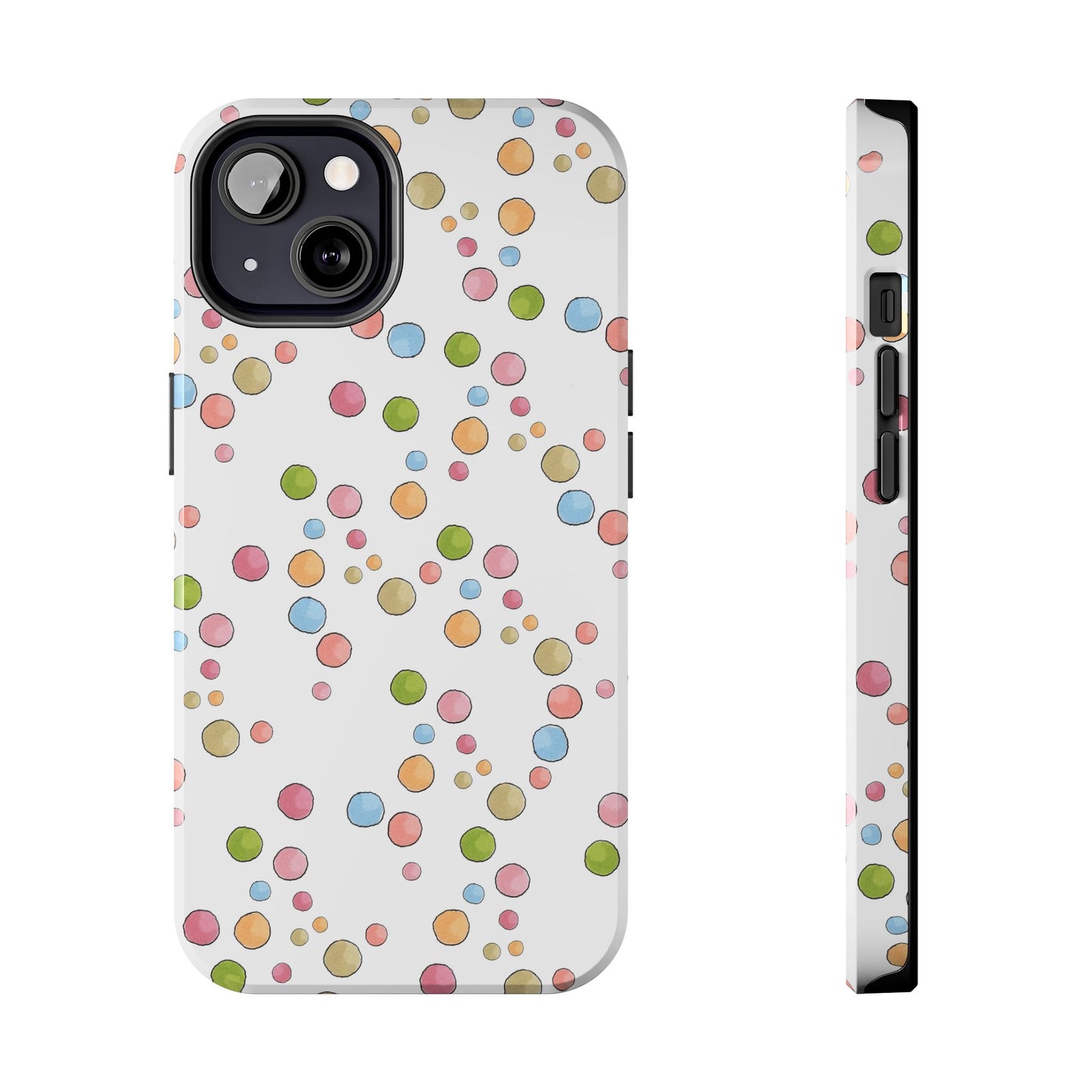 Clown Dots White Phone Case