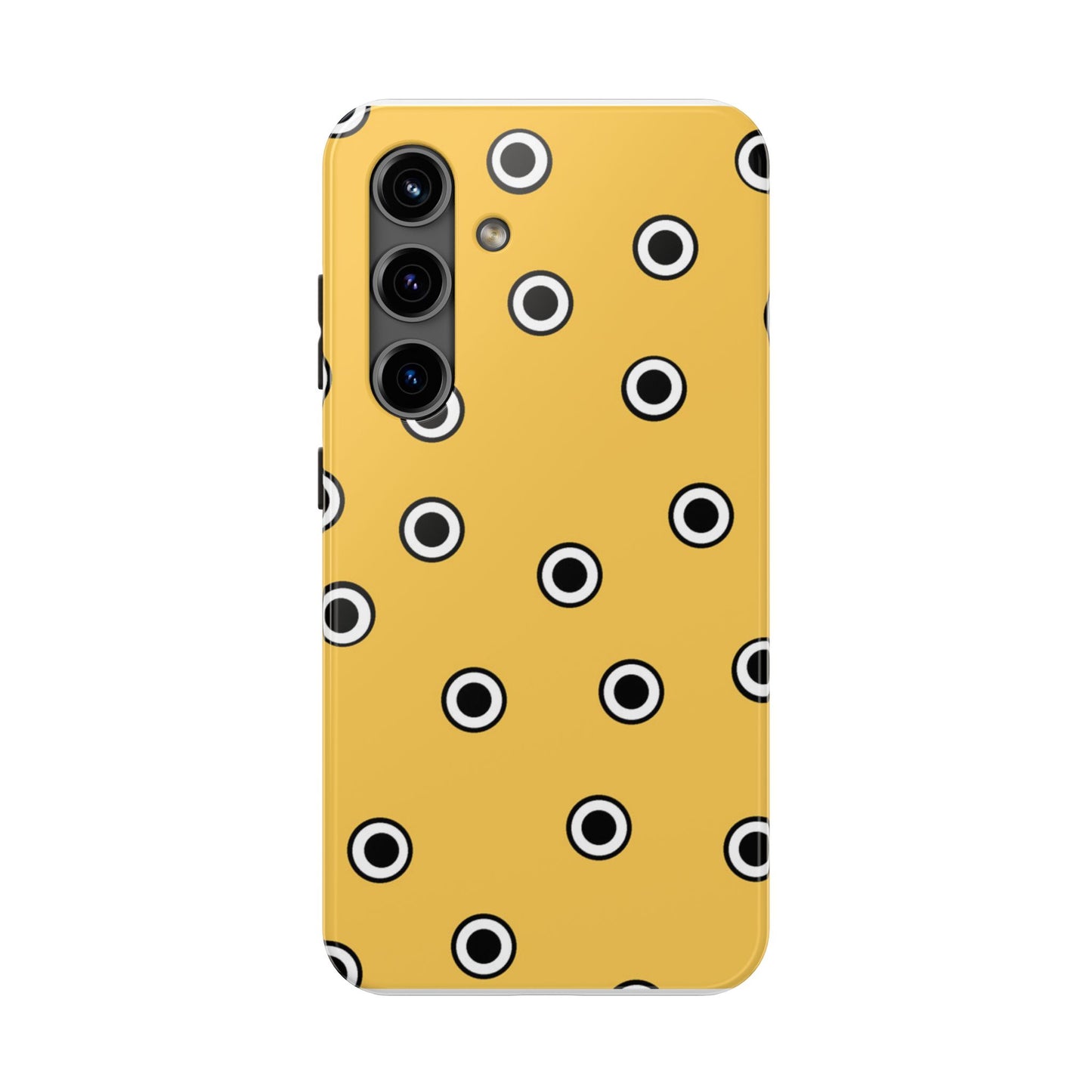 CD Dots Yellow / Black Phone Case