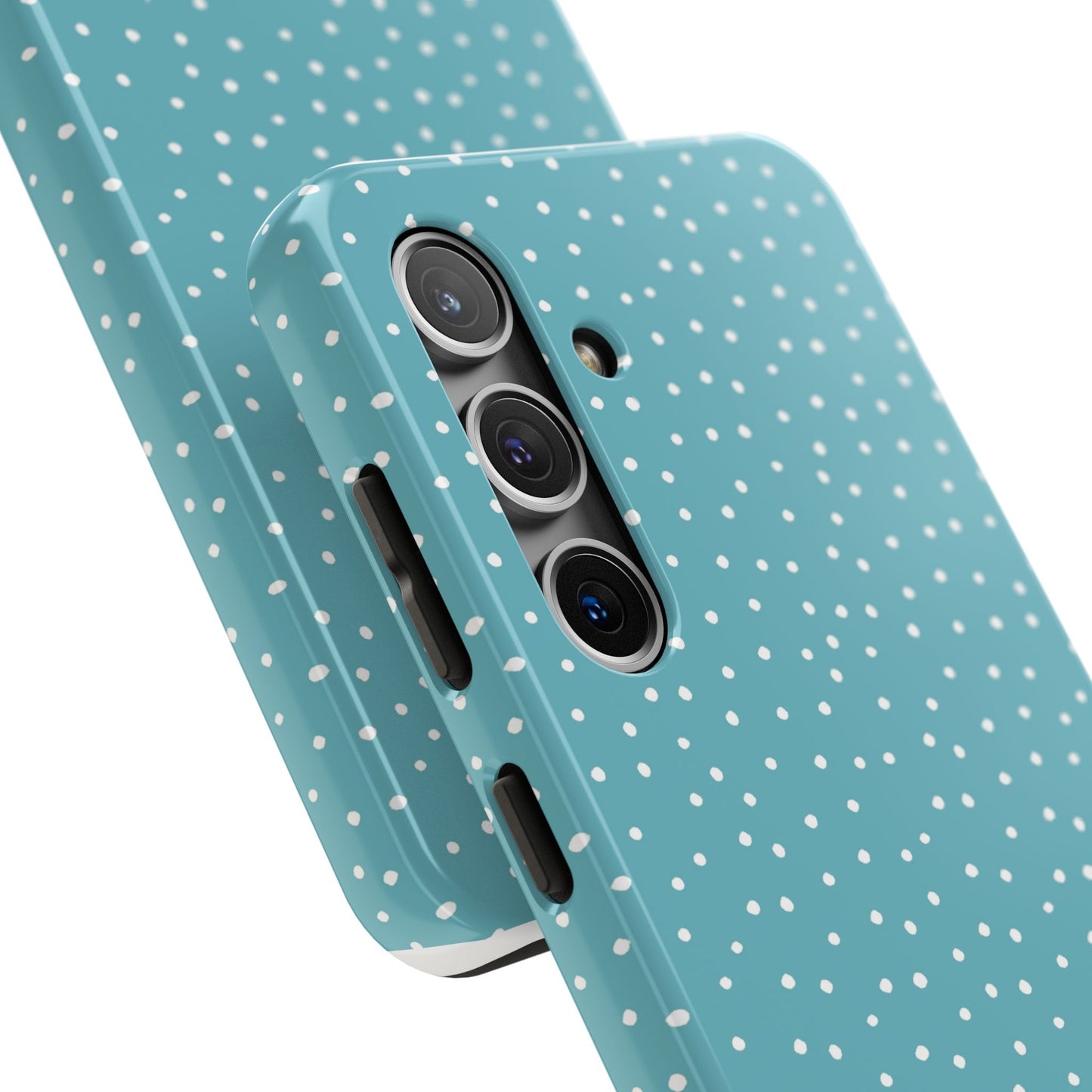 Dinky Dots Turquoise / White Phone Case