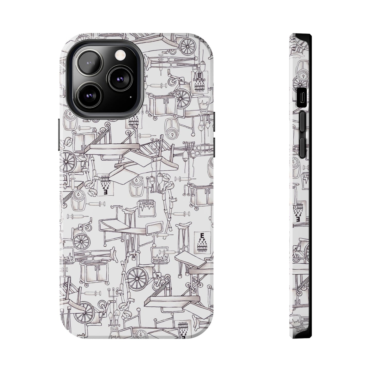 Essentials White / White Phone Case