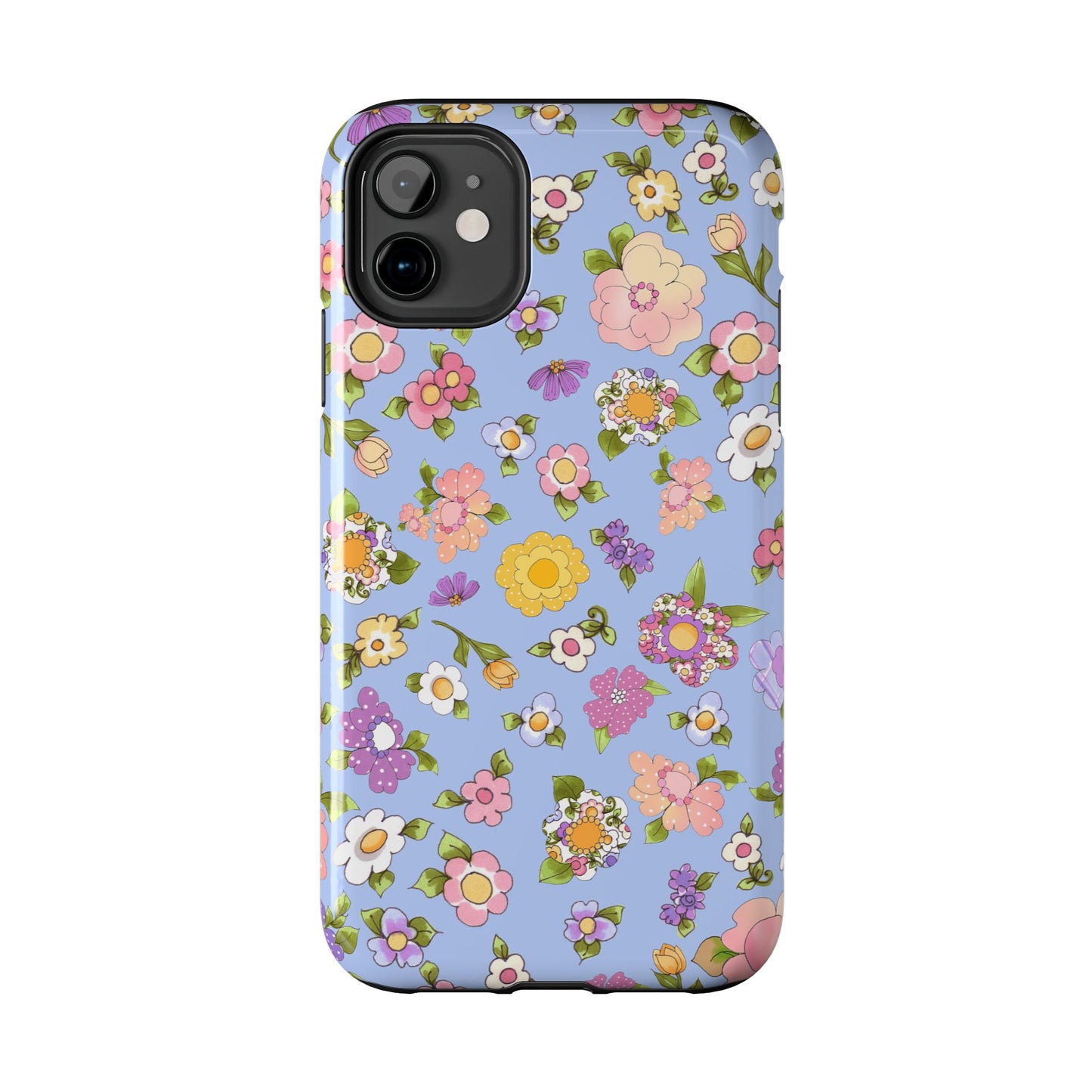 Flowery Blue Phone Case
