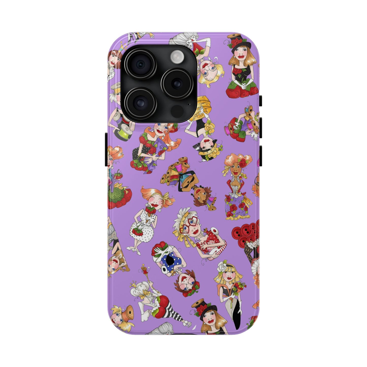Curious Toss Purple Phone Case
