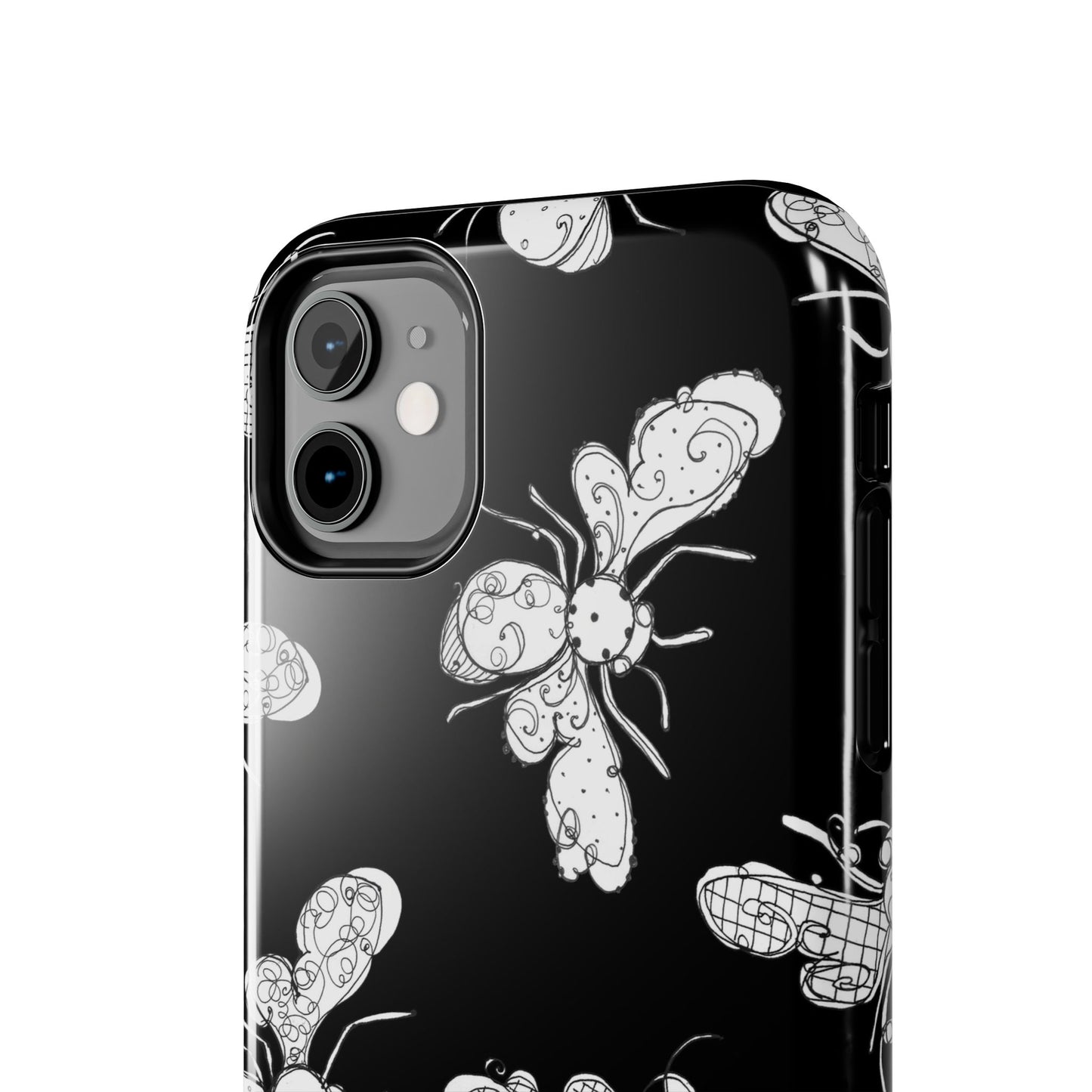 Busy Bee Black Phone Case