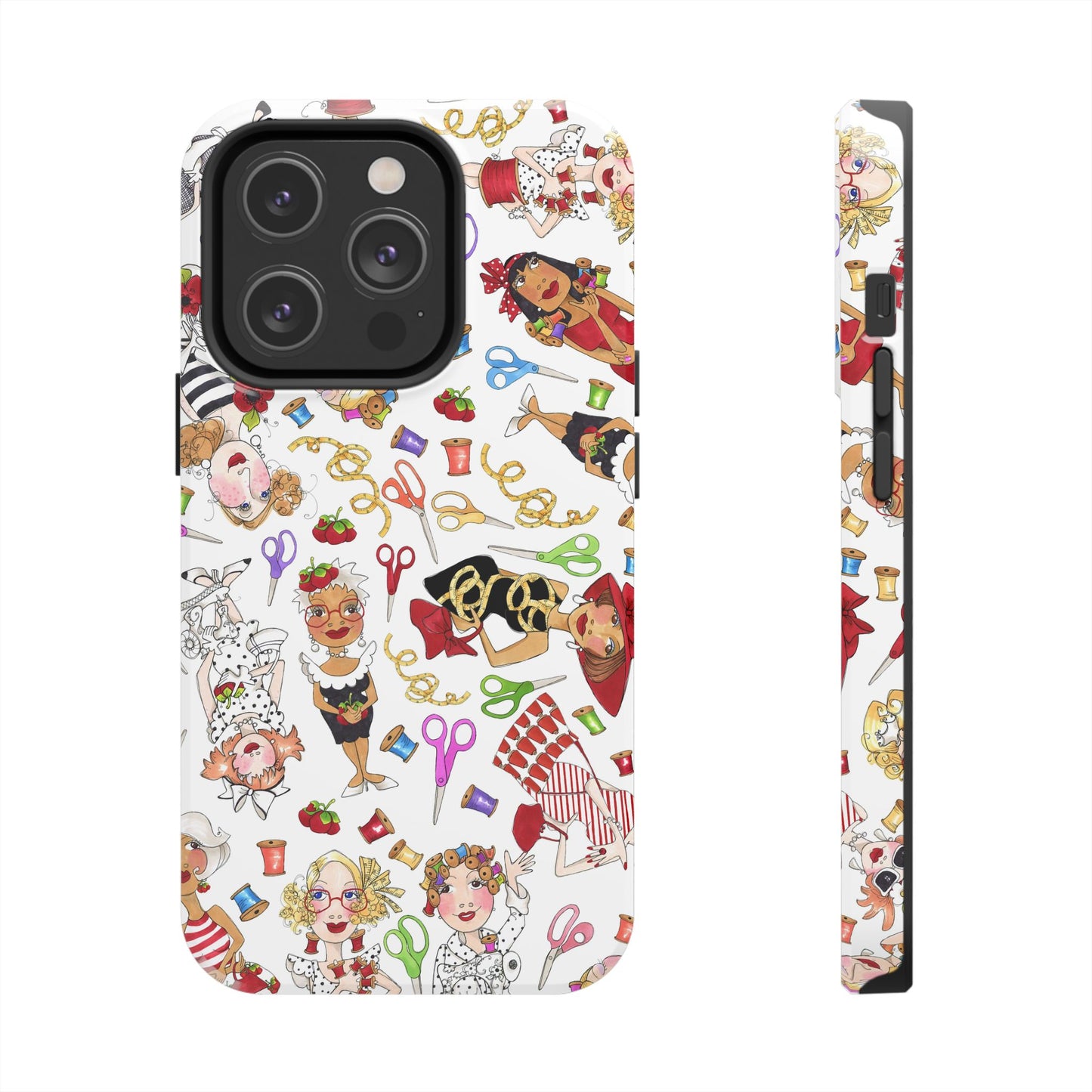 Sew Tossed White Phone Case