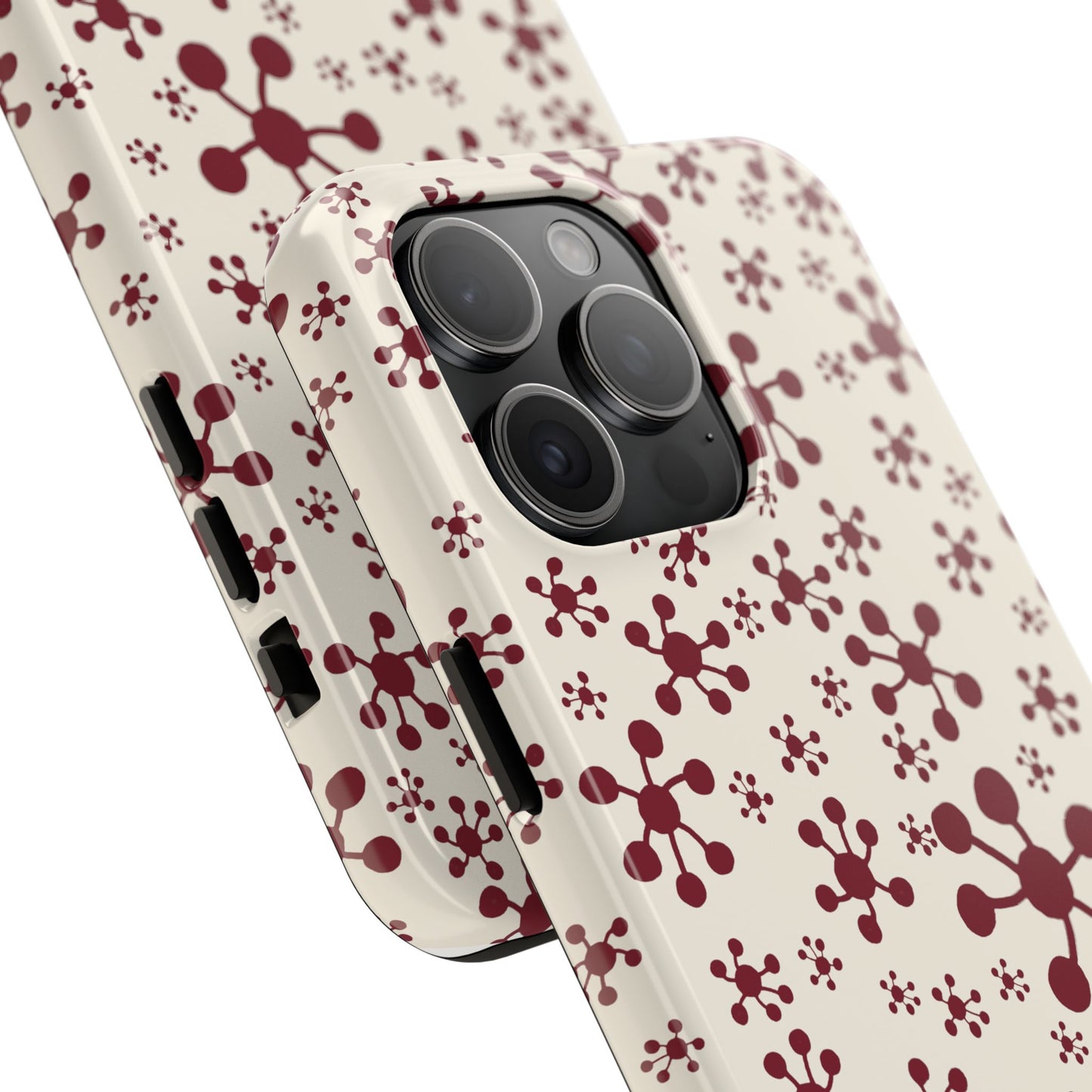 Jacks Ivory / Red Phone Case