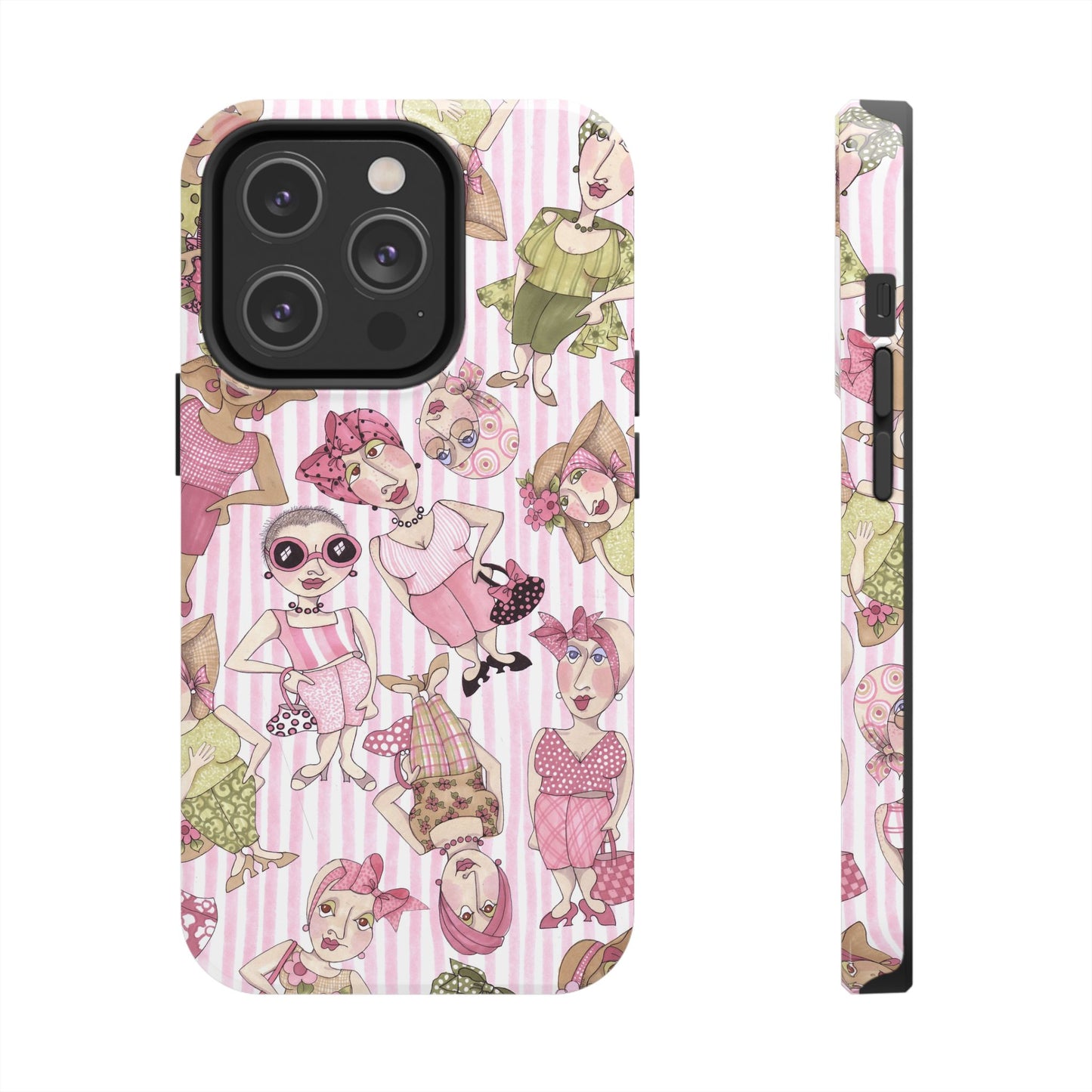 Tossed Ladies Pink Phone Case