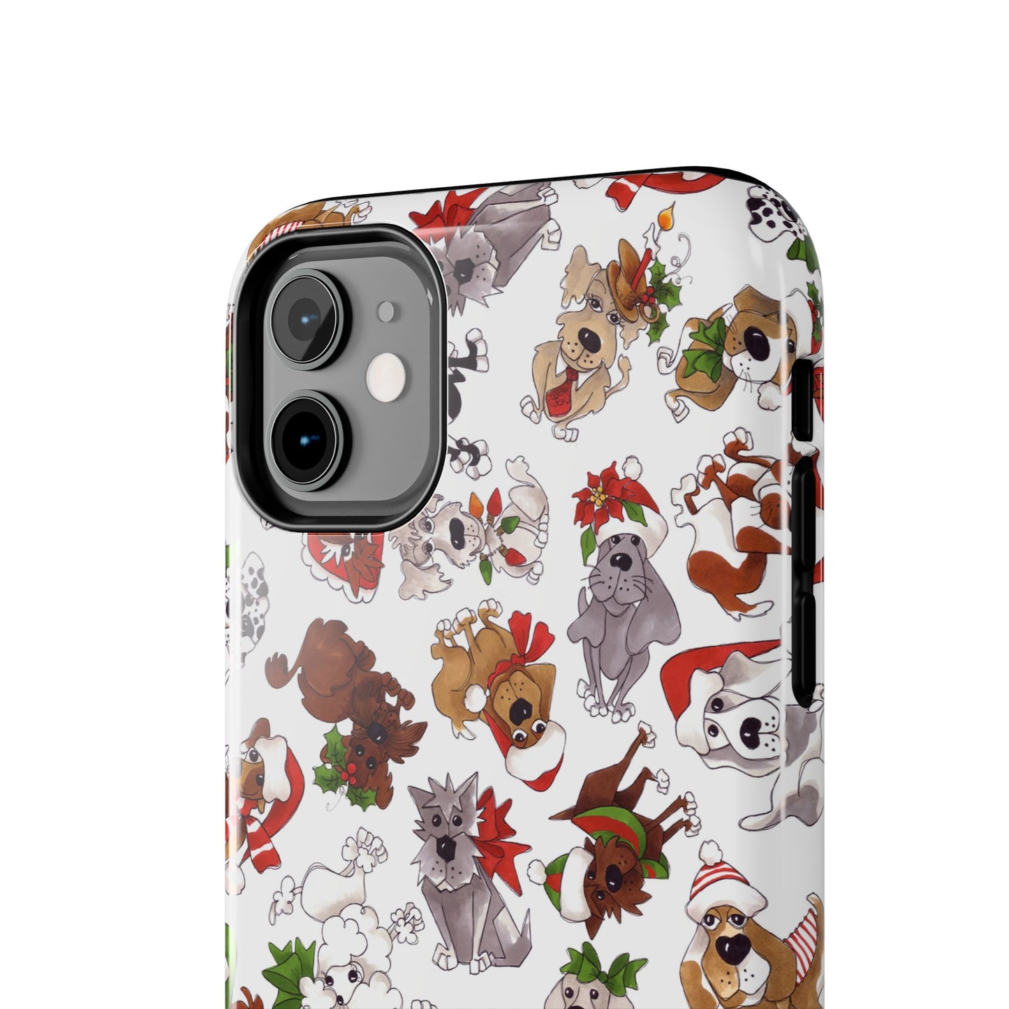 Doggie Toss White Phone Case