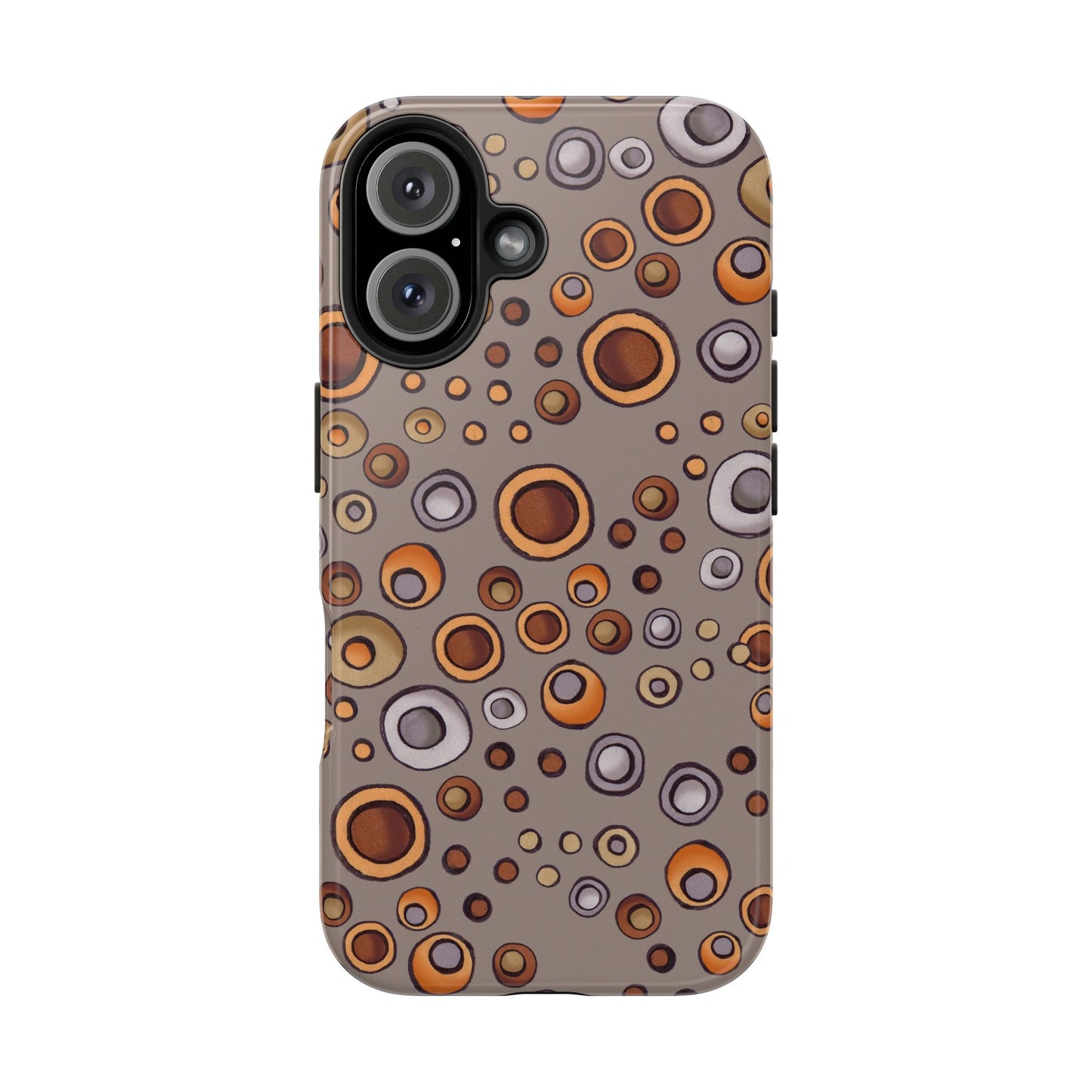 Doggy Dots Gray Phone Case
