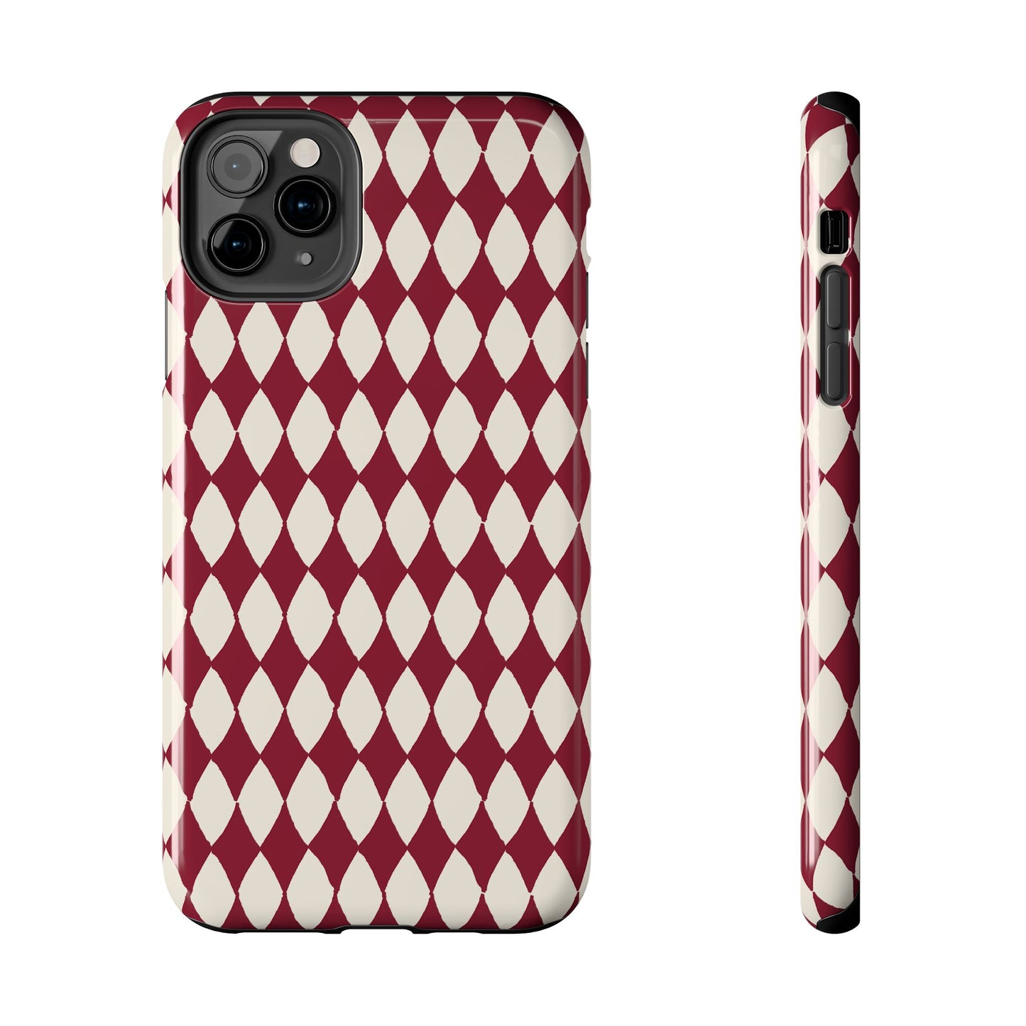 Diamond Ivory / Red Phone Case
