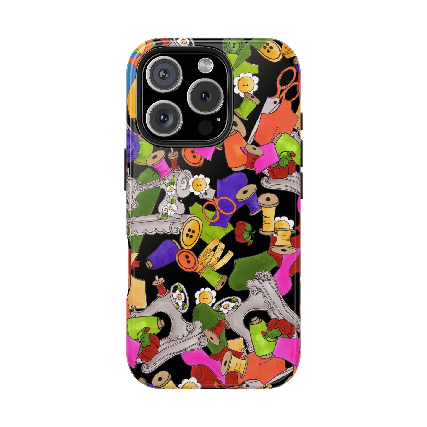 Kaleidasew Black Phone Case